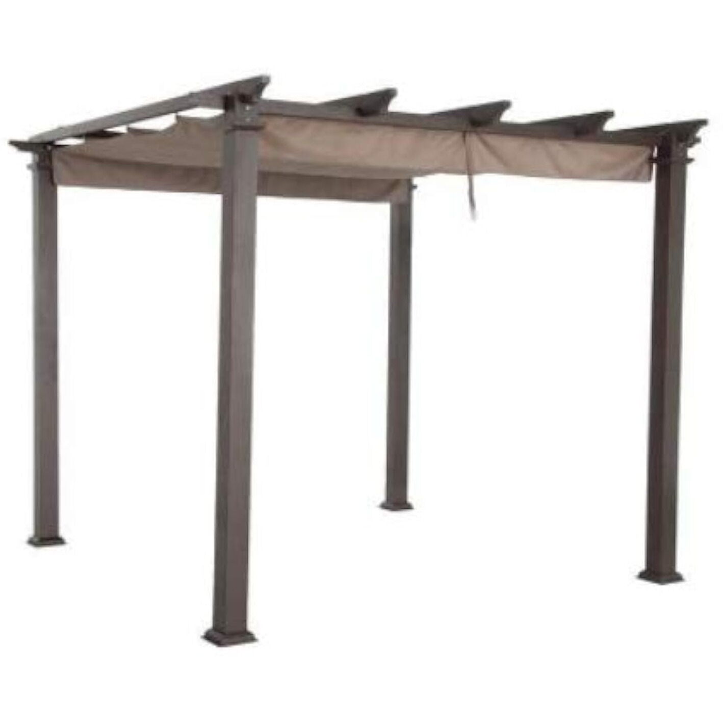 Garden Winds Replacement Canopy Top Cover For Home Depot Hampton Bay Gfm00467F Pergola - Standard 350 Fabric Beige