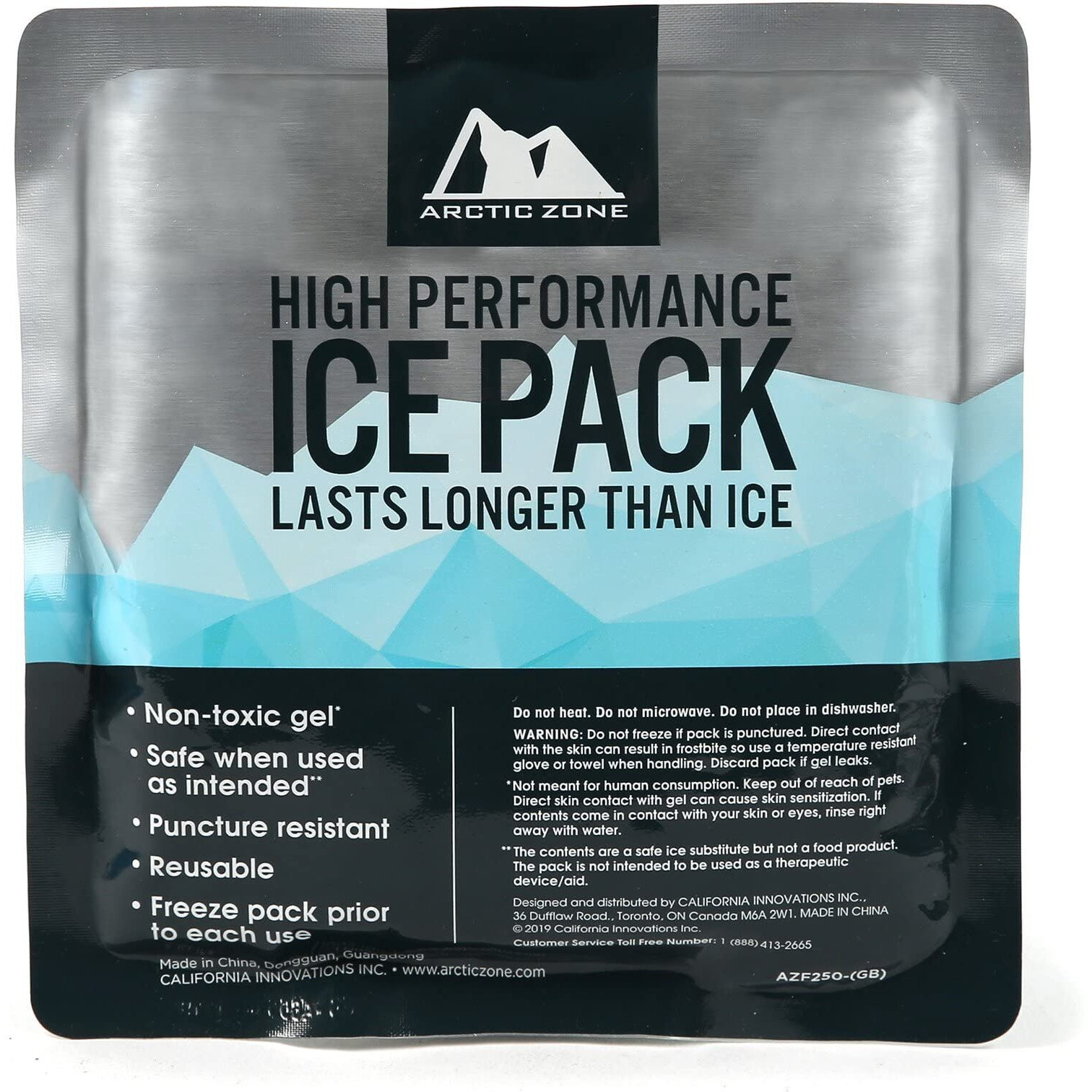 Titan Deep Freeze High Performance Ice Pack - (2 Pack) 250G - Long-Lasting  Puncture Resistant Cold Pack