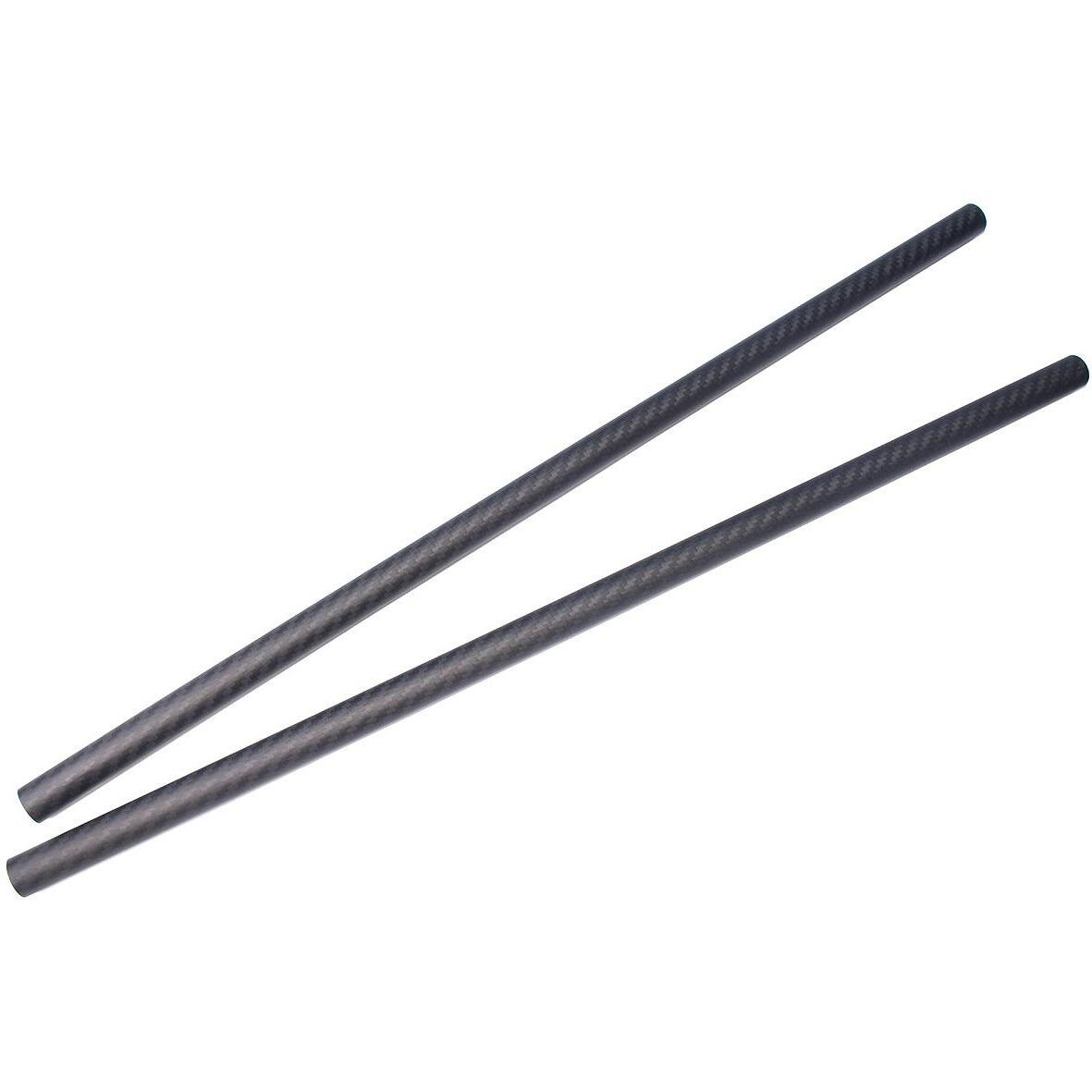 2Mm Carbon Fiber Tube 16X12X420Mm  10/12/22/25Mm Available 3K Roll Wrapped Twill Matte Surface (2 Pcs)
