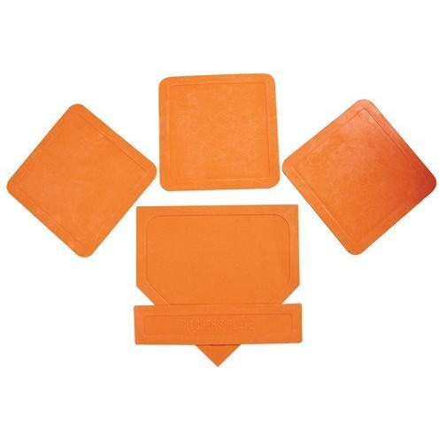 Wiffle Ball 6 Baseballs Official Size - 6 Pack Ball 32"" Bats 2 Pack  Orange Throw Down Bases (5 Piece)