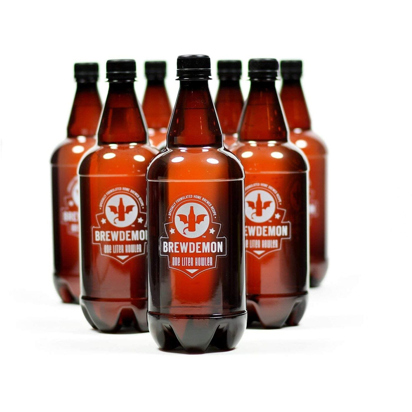Brewdemon Craft Beer Brewing Kit Signature Pro With Bottles - Conical Fermenter Eliminates Sediment And Makes Great Tasting Home Brewed Beer - 2 Gallon Twisted Monk Witbier Ingredients
