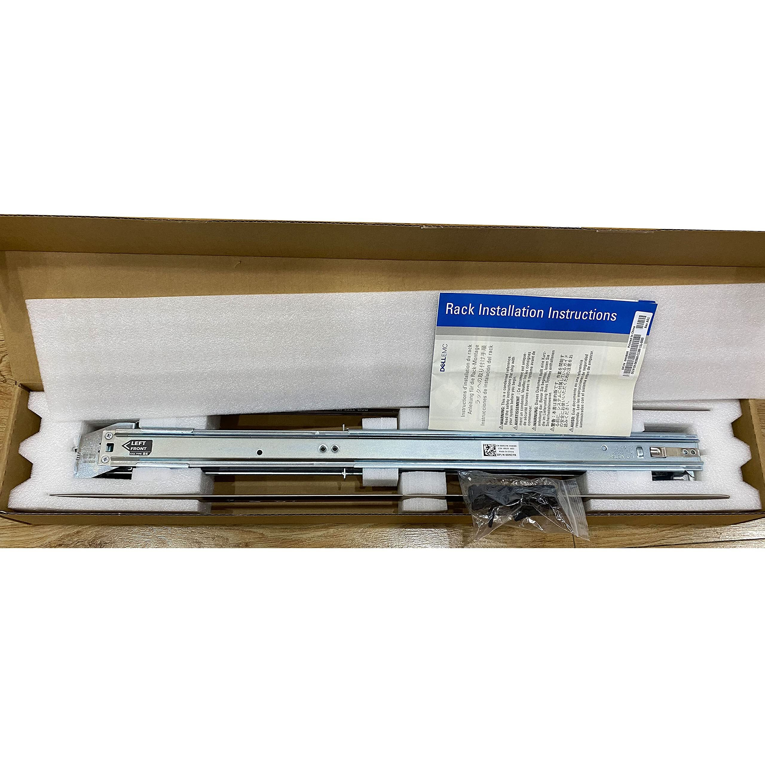 Bestpartscom New 2U Static Rails Kit Compatible With Dell Poweredge R510 R520 R720 R720Xd R730 R730Xd R820 R530 R830 R540 R540Xd R740 R740Xd R7415 R7425 H872R 0H872R In Box