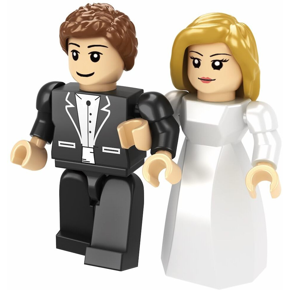 Nativity Bricks Bride & Groom Figurine