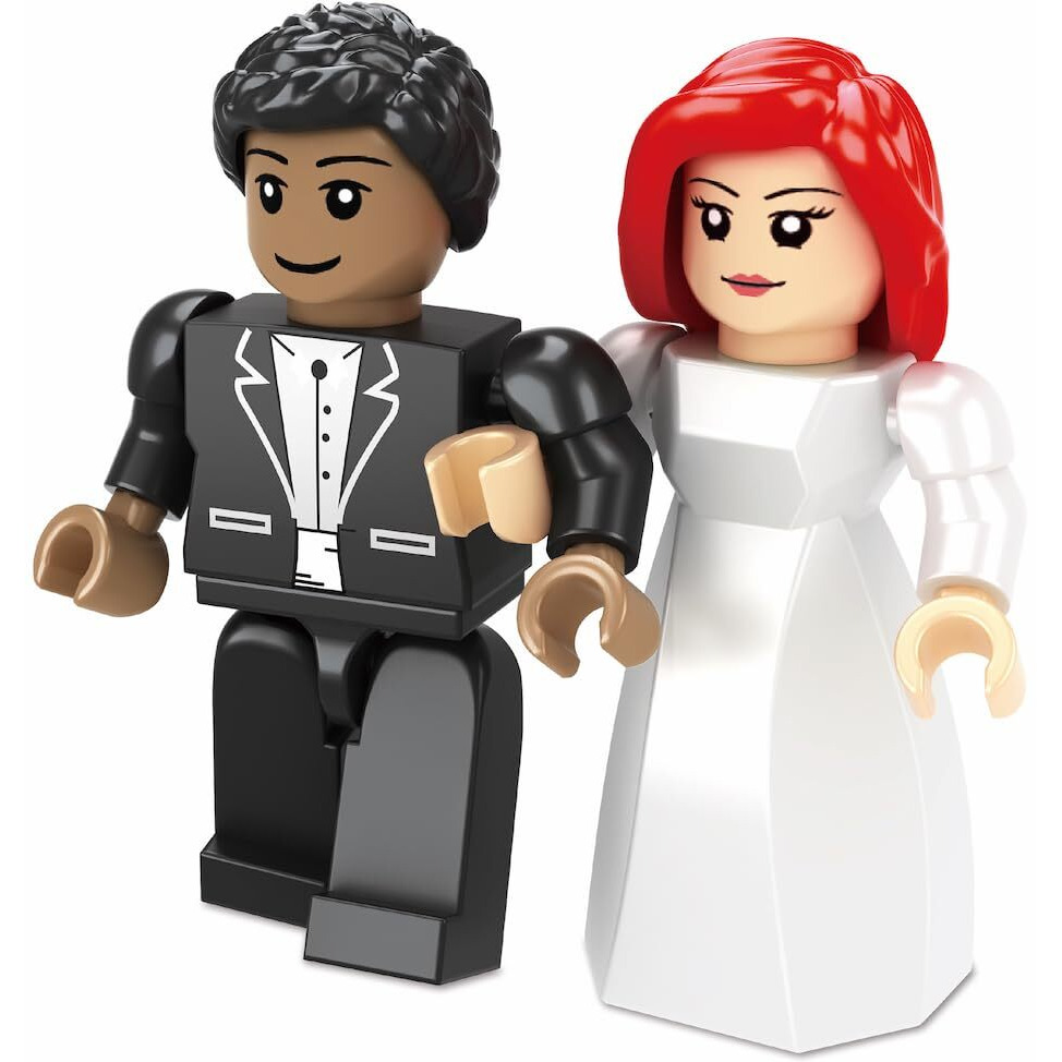 Nativity Bricks Bride & Groom Figurine