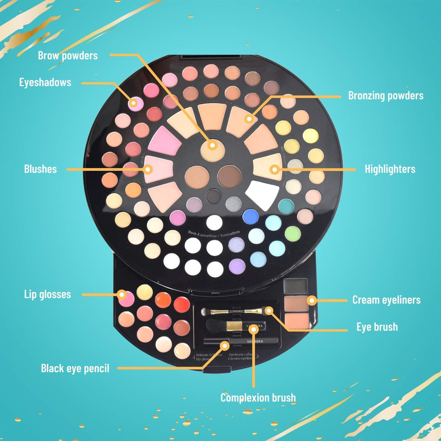 Sephora Collection Wild Wishes Limited Edition Holiday Makeup Palette 86 Colors