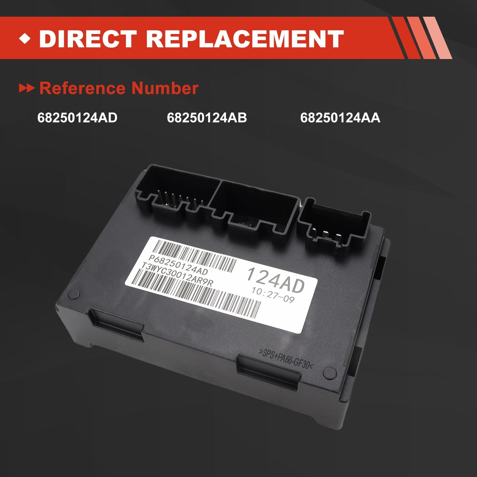 Councross 2-Speed Transfer Case Control Module Compatible With Jeep Grand Cherokee 2016 2017 2018 Transfer Case Module Fit For Dodge Durango 2017 2018 Replaces 68250124Ad  68250124Ad  68250124Aa