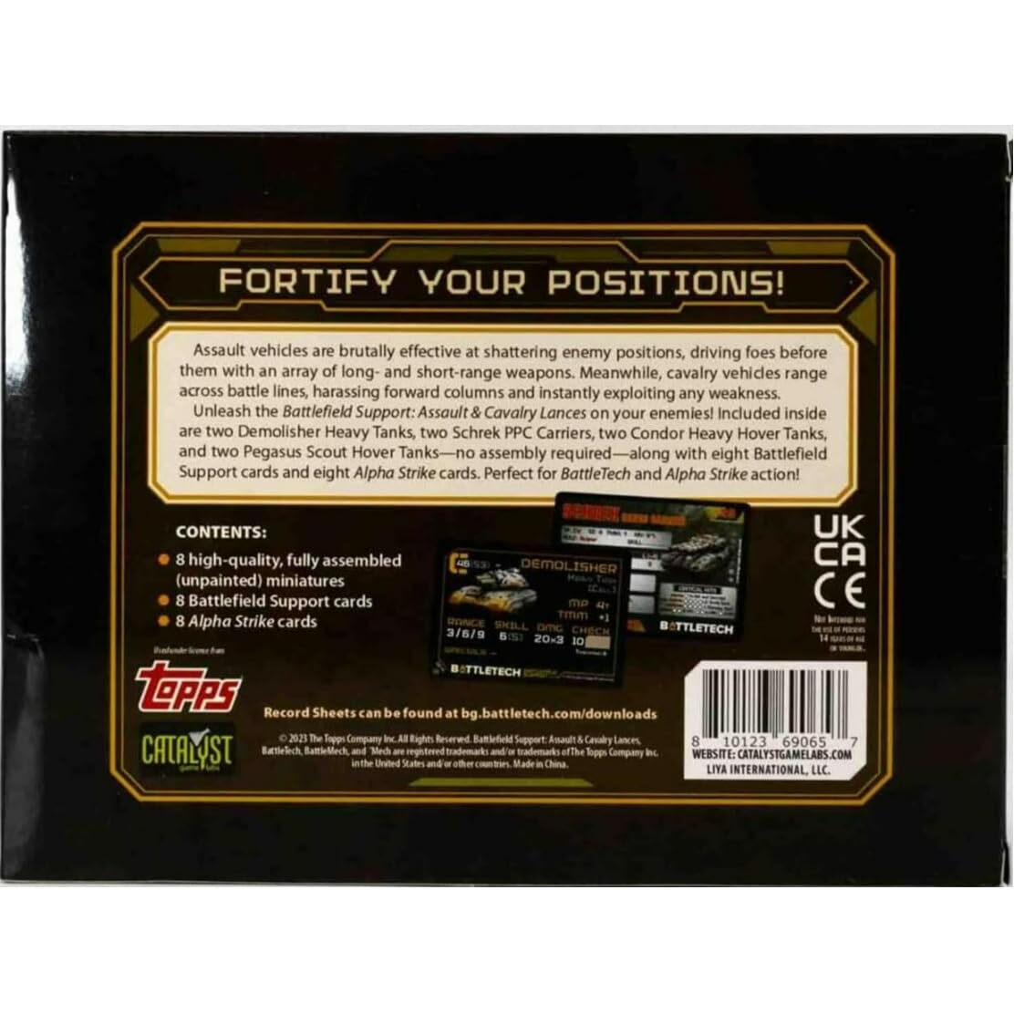 Catalyst Game Labs Battletech Battlefield Support - Assault & Cavalry Lances - Strategy Board Game - For 2+ Players And Ages 14+