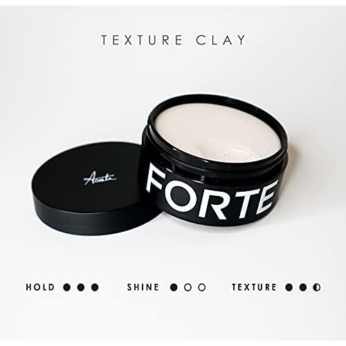 Alex Costa Hair Clay For Men By Forte Series Extreme Hold Men's With Natural Ingredients To Add Texture  Volume And Definition To Thick/Coarse Hair Premium Men's Hair Styling Products