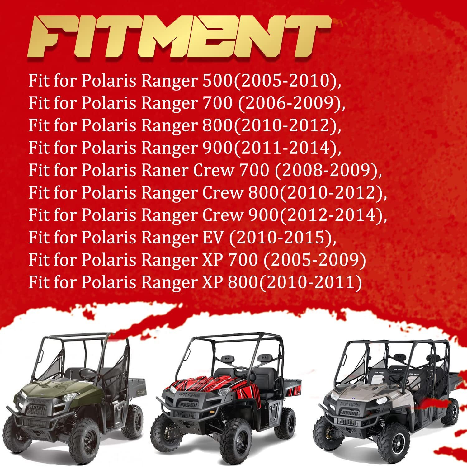 New Parking Brake Pad Kit 2203147 For Polaris Ranger 2X4 4X4 6X6 500 700 800 900  Parking Brake For Polaris Ranger