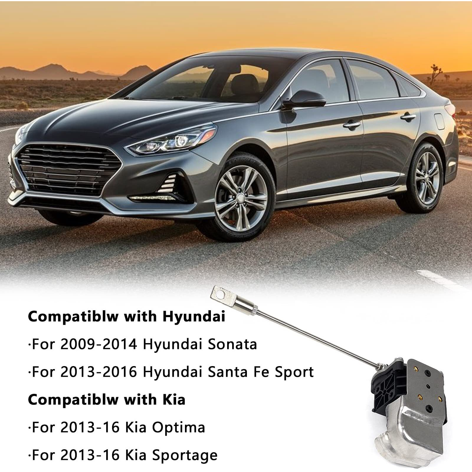 Aumtoni 39400-2G700 Wastegate Control Valve Solenoid  Turbo Charger Solenoid Compatible With Kia Optima 2011-2015  Hyundai Sonata 2011-2016  Santa Fe Sport 2013-2016  Sportage 2011-2016