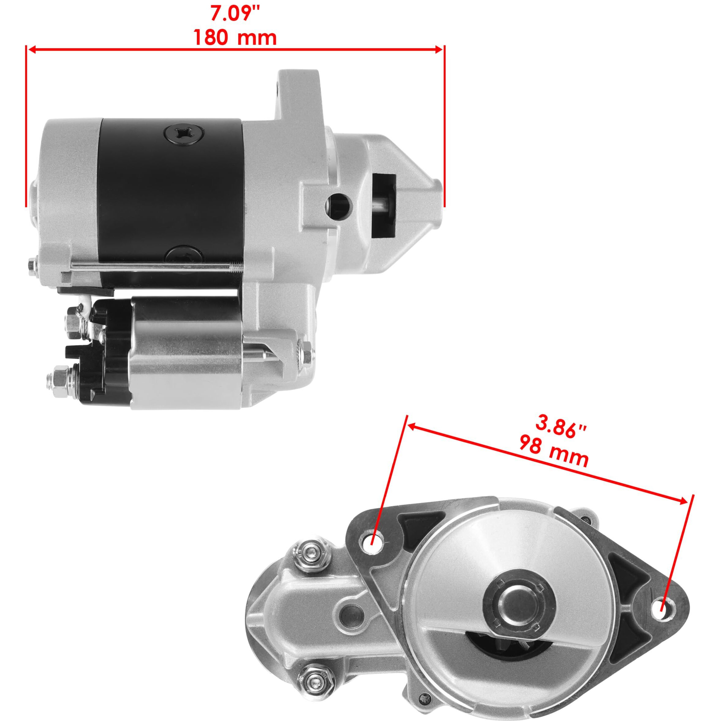 Caltric Starter Compatible With Kawasaki Fc400V Fc401V Fc420V 12.5-14 Hp