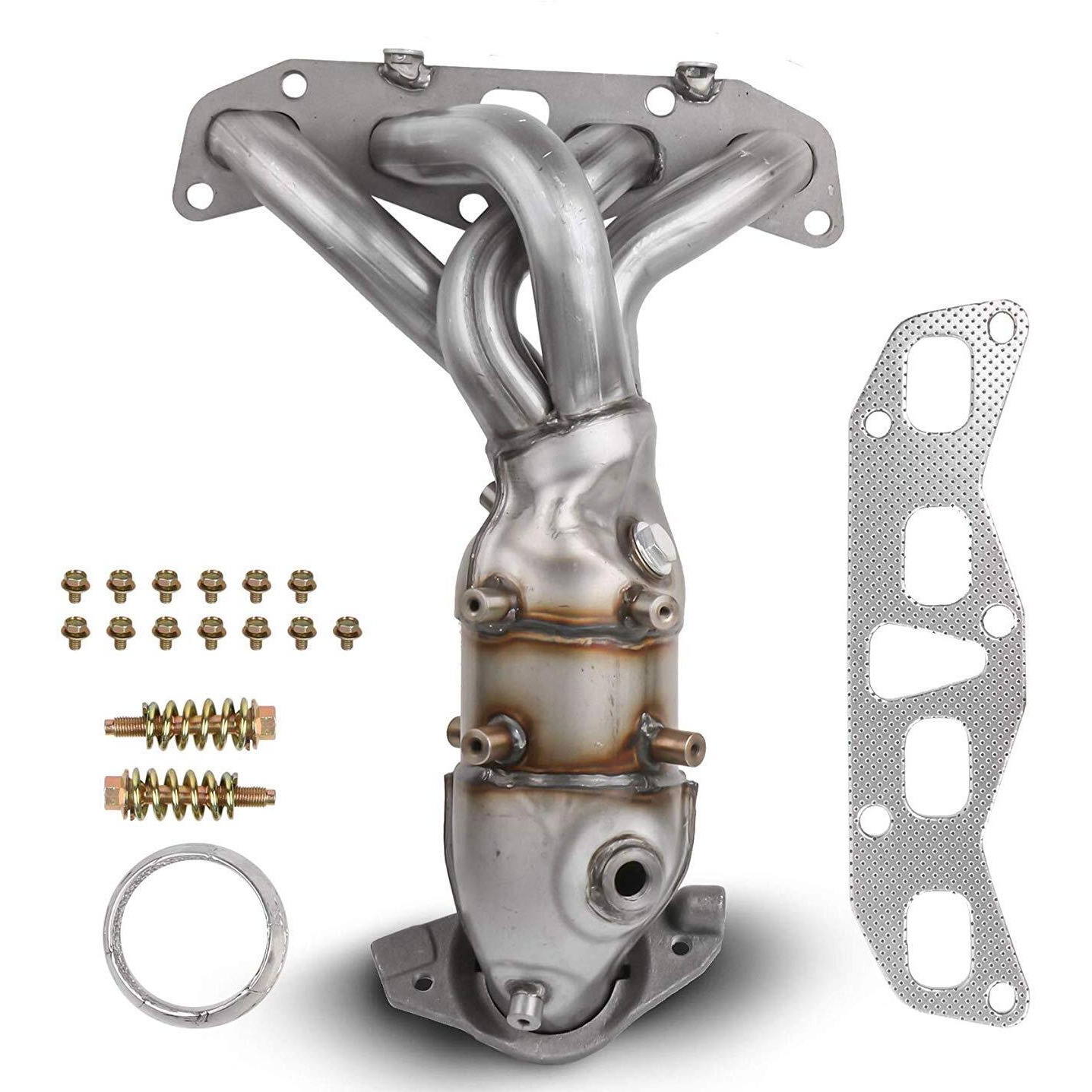 Mostplus Front Exhaust Manifold Catalytic Converter Compatible For 2002 2003 2004 2005 2006 Nissan Altima 2.5L Replaces 674-659