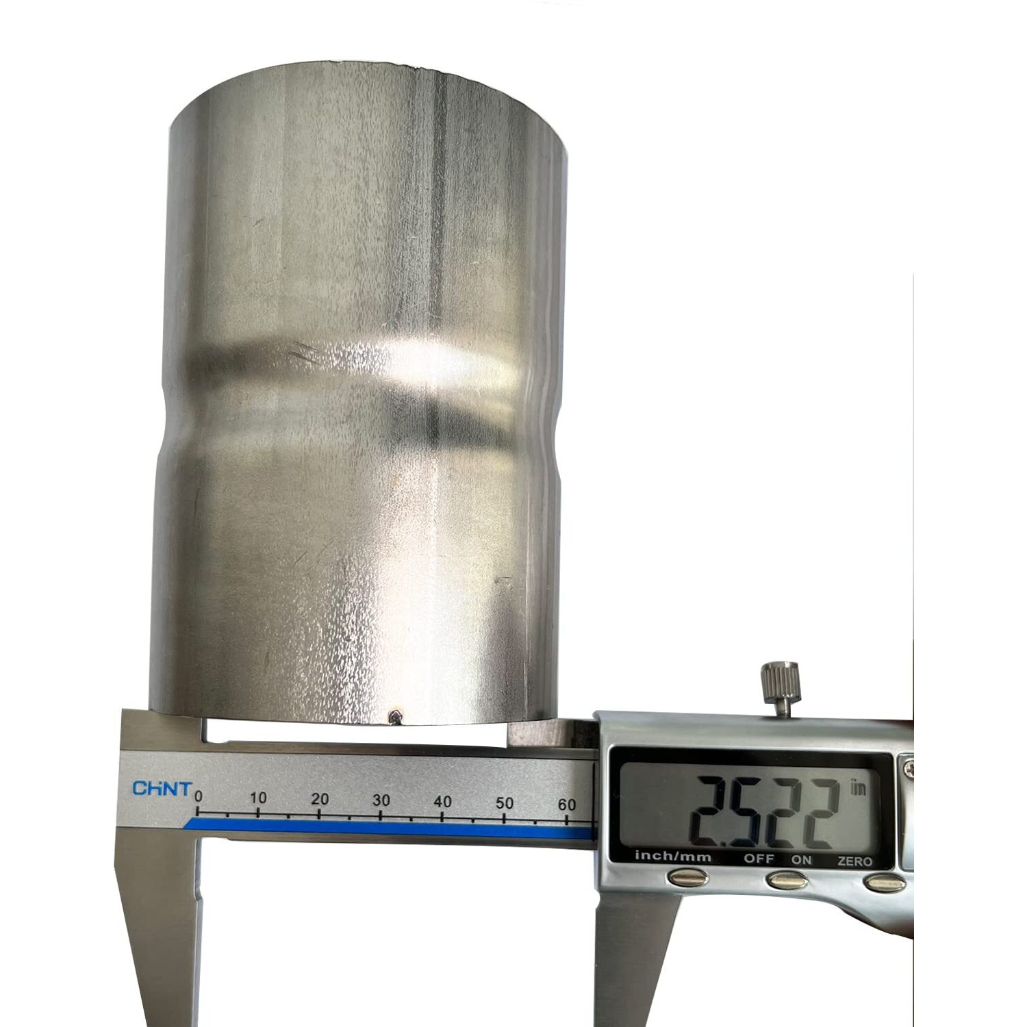 Universal Id 2.5"" To Id 2.5"" Stainless Steel Exhaust Reducer Adapter Coupler Pipe (2 1/2"" X 3.6"")