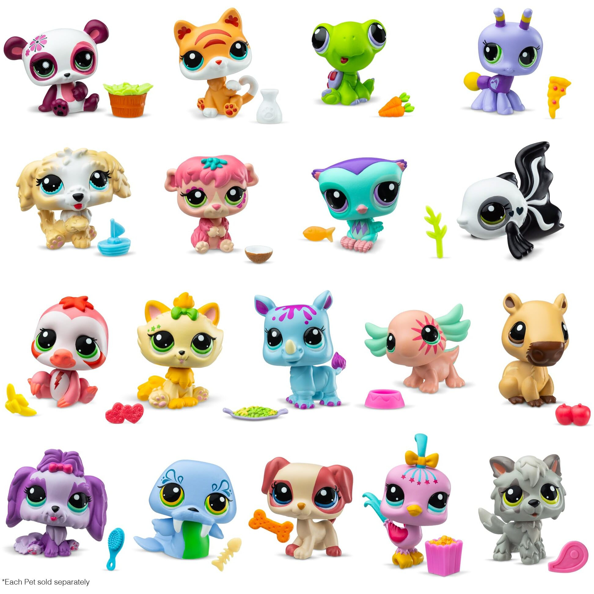 Littlest Pet Shop - Pet Surprise Display - Series 3 18 Pets Collector Set + 1 Bonus Pet  Gen 7 Authentic Lps Bobble Head Toy Figure  Collectible Toy Animal  Ages 4+