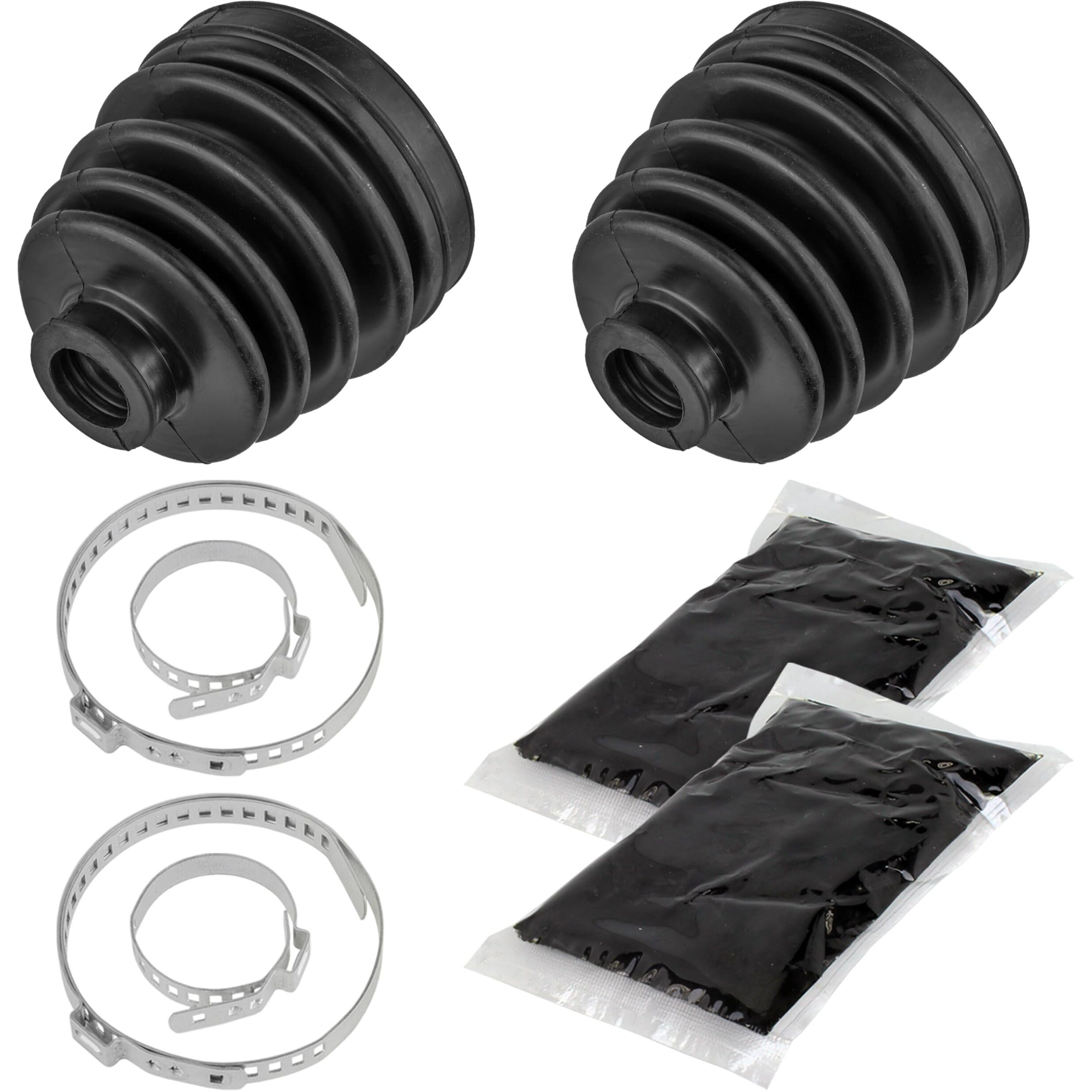 Caltric Rear Axle Inner And Outer Cv Boot Kits Compatible With Polaris Sportsman 500 4X4 Ho 1999-2005