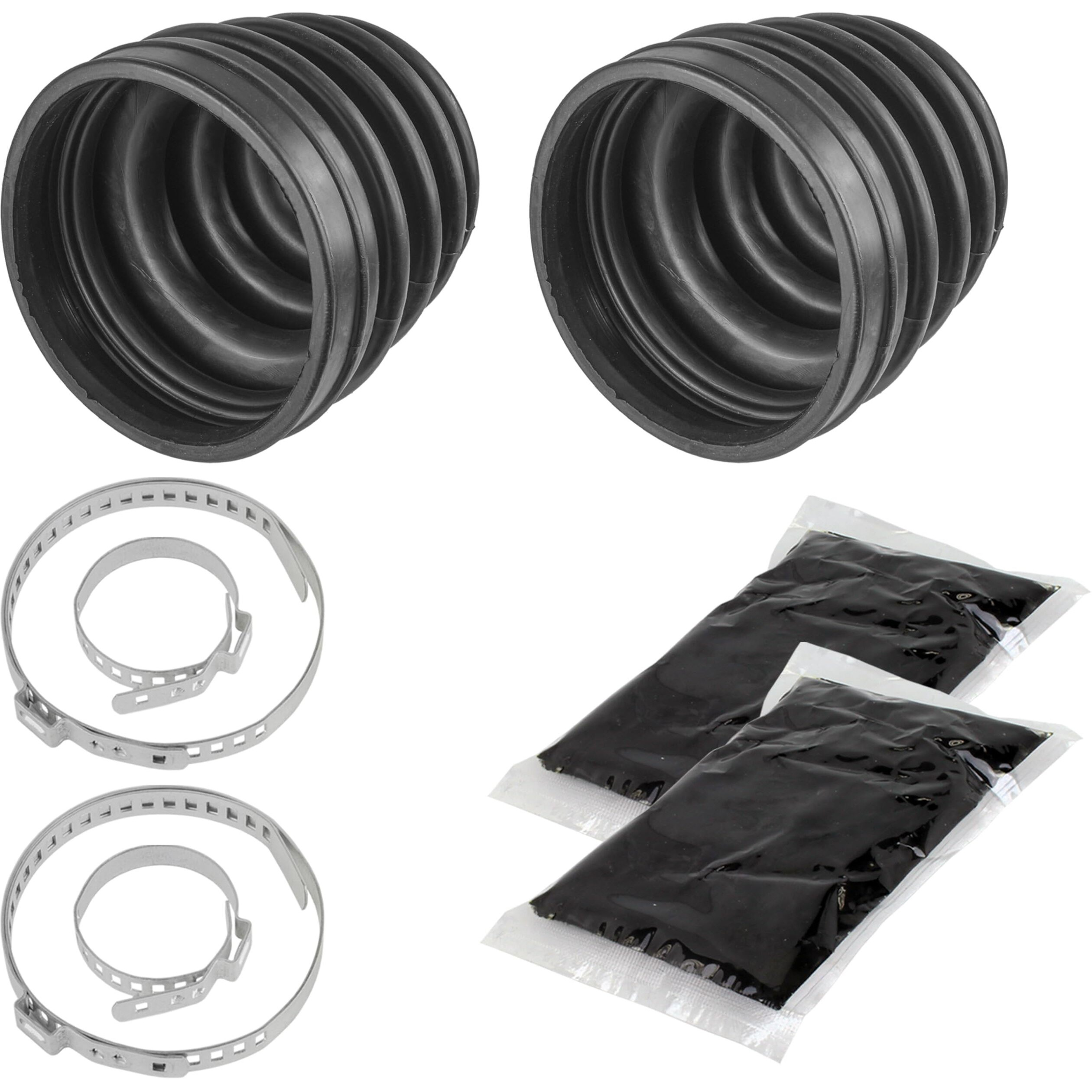 Caltric Rear Axle Inner And Outer Cv Boot Kits Compatible With Polaris Sportsman 500 4X4 Ho 1999-2005