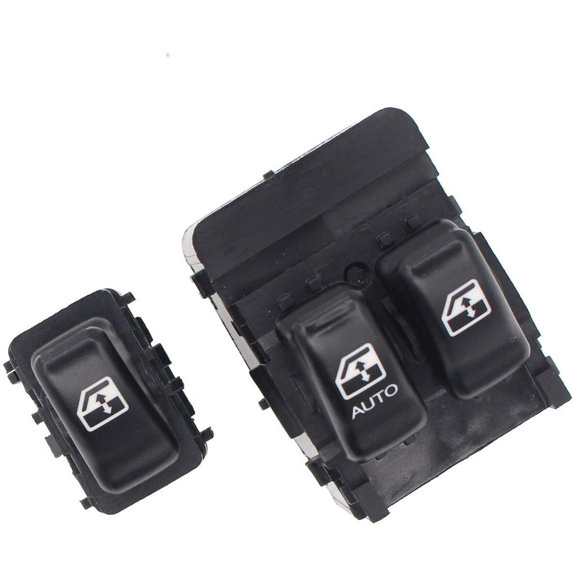 Newyall Set Of 2 Front Left Driver And Right Passenger Side Door Window Switch Black For Chevrolet Venture 1997-2005 Oldsmobile Silhouette 1997-2004 Pontiac Montana 1999-2005