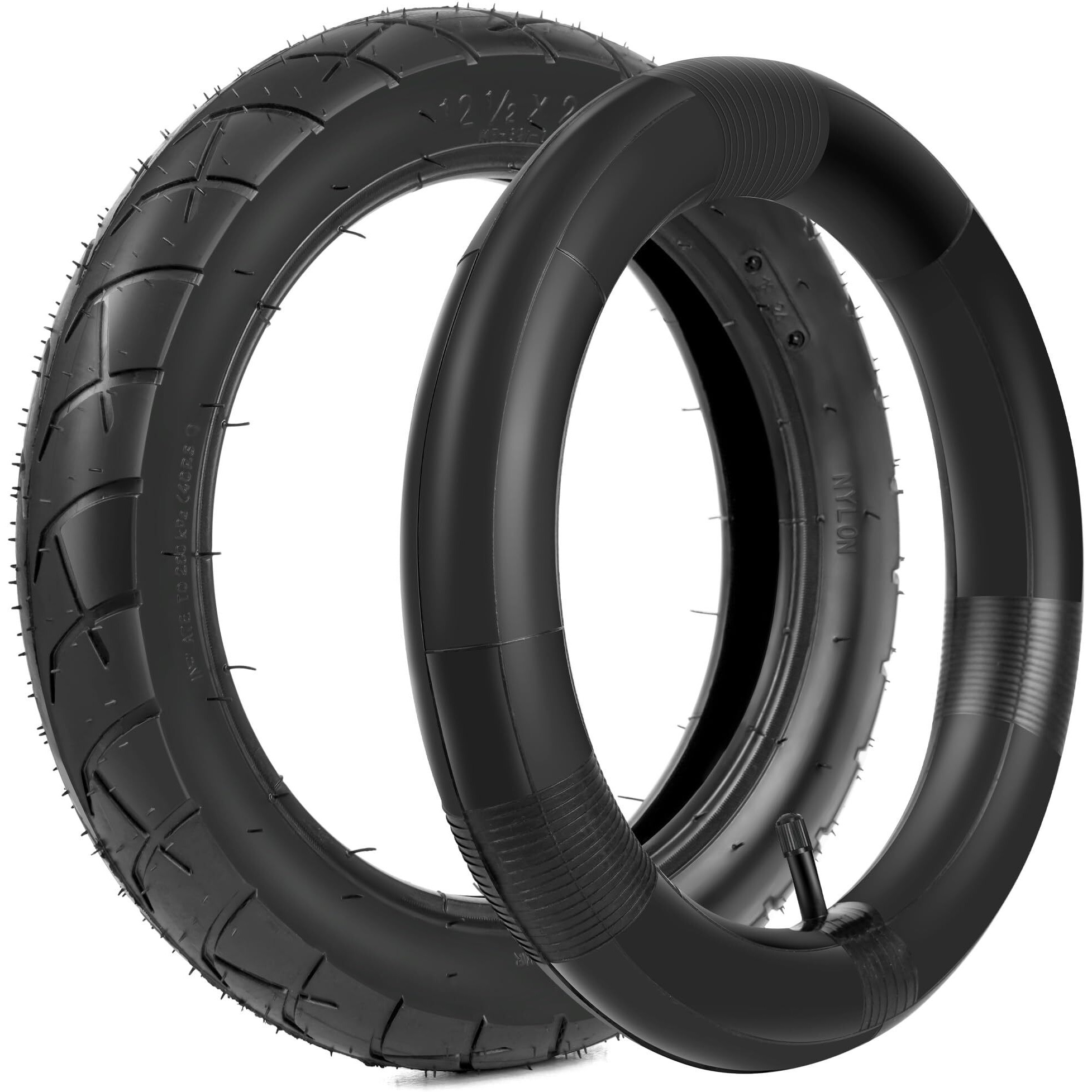 12.5 X 2.25 (12-1/2 X2-1/4) Tire & Inner Tube Set For Razor Pocket Mod (Bella  Betty  Bistro  Daisy  Hannah  Sweet Pea)  Rsf350  Currie  Schwinn  Gt  Izip  Ezip  Mx125 Dirt Rocket Electric Scooters