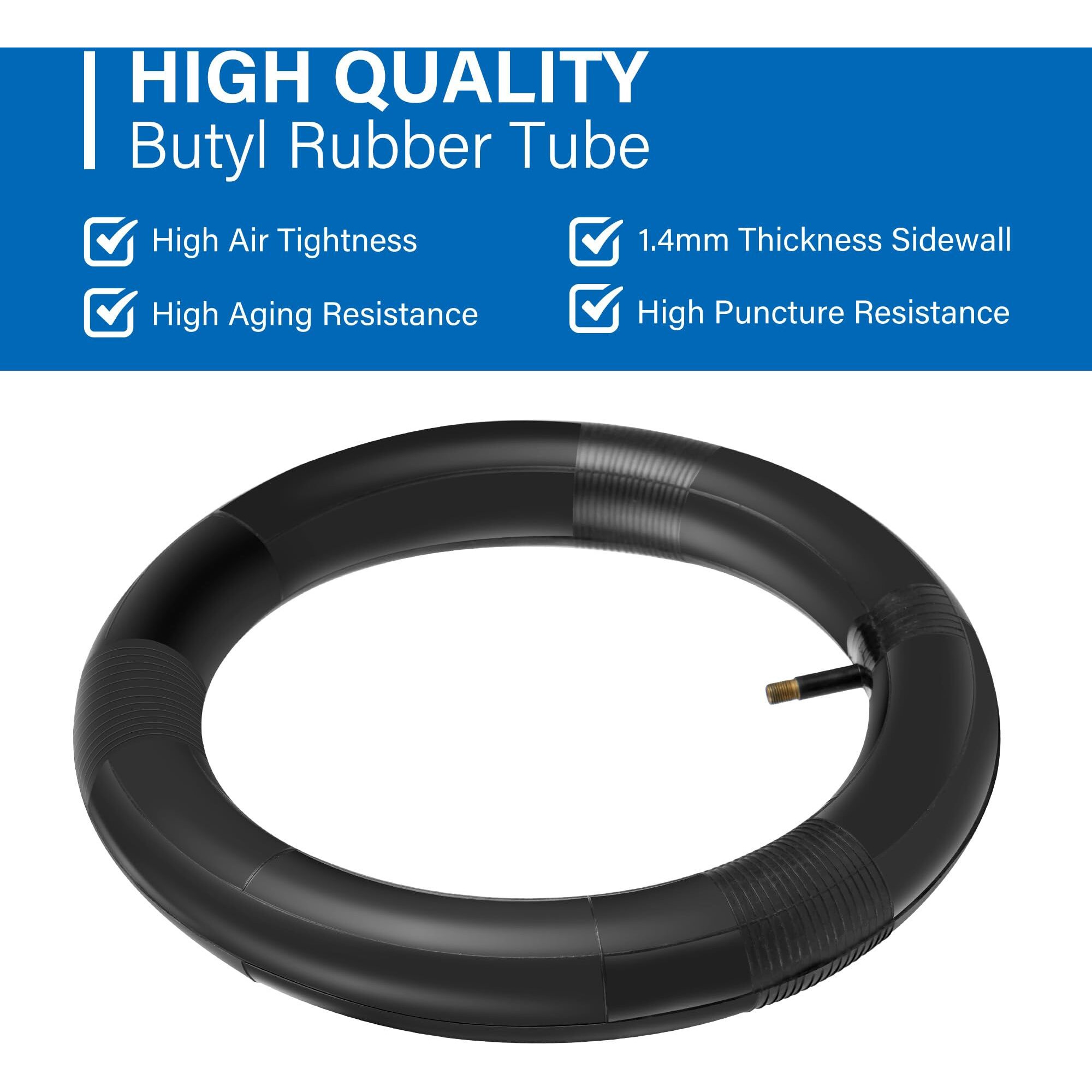 12.5 X 2.25 (12-1/2 X2-1/4) Tire & Inner Tube Set For Razor Pocket Mod (Bella  Betty  Bistro  Daisy  Hannah  Sweet Pea)  Rsf350  Currie  Schwinn  Gt  Izip  Ezip  Mx125 Dirt Rocket Electric Scooters