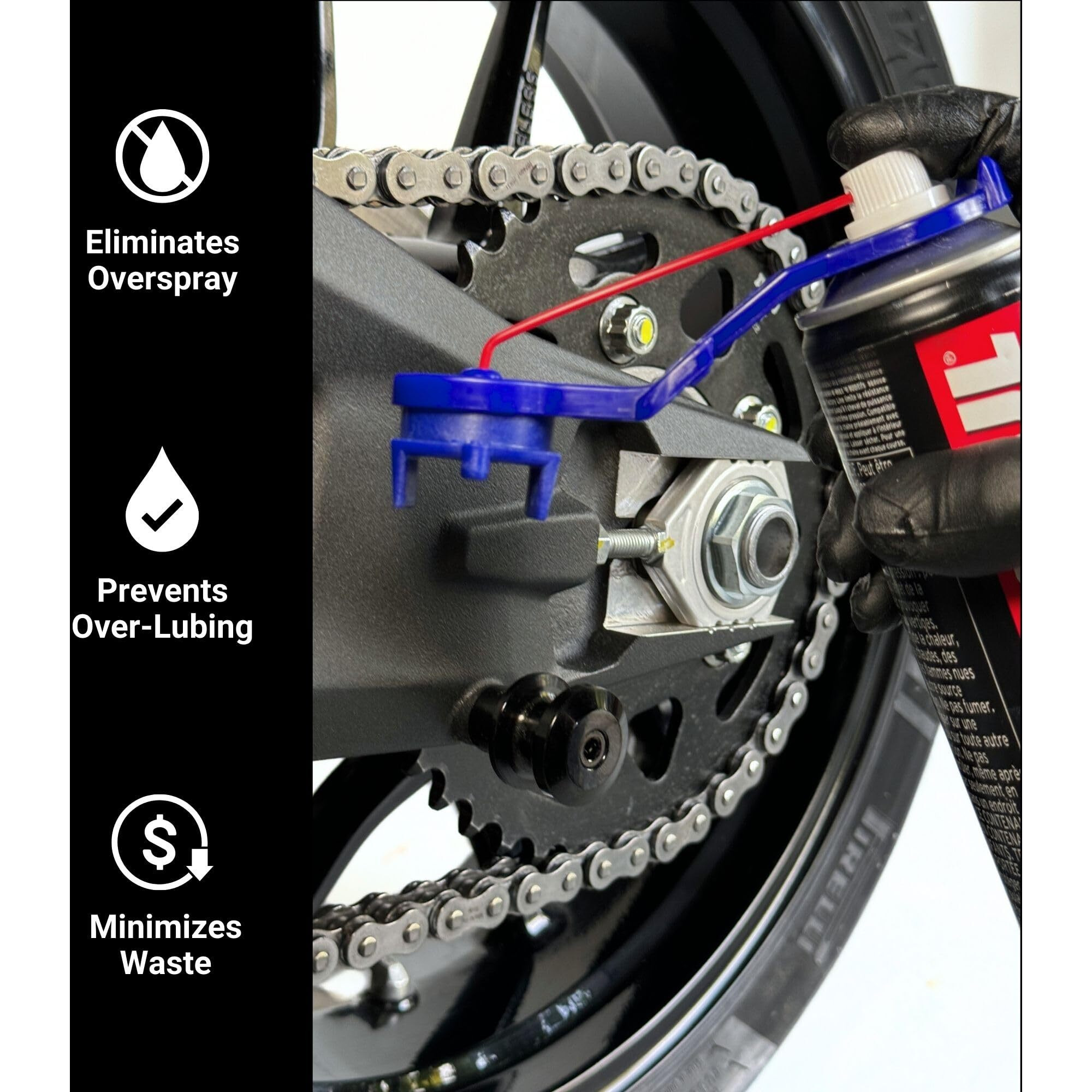 Oinker Motorcycle Chain Oiler (For 520 & 420 Chains) [Original Dirtbike Chain Wax Applicator]