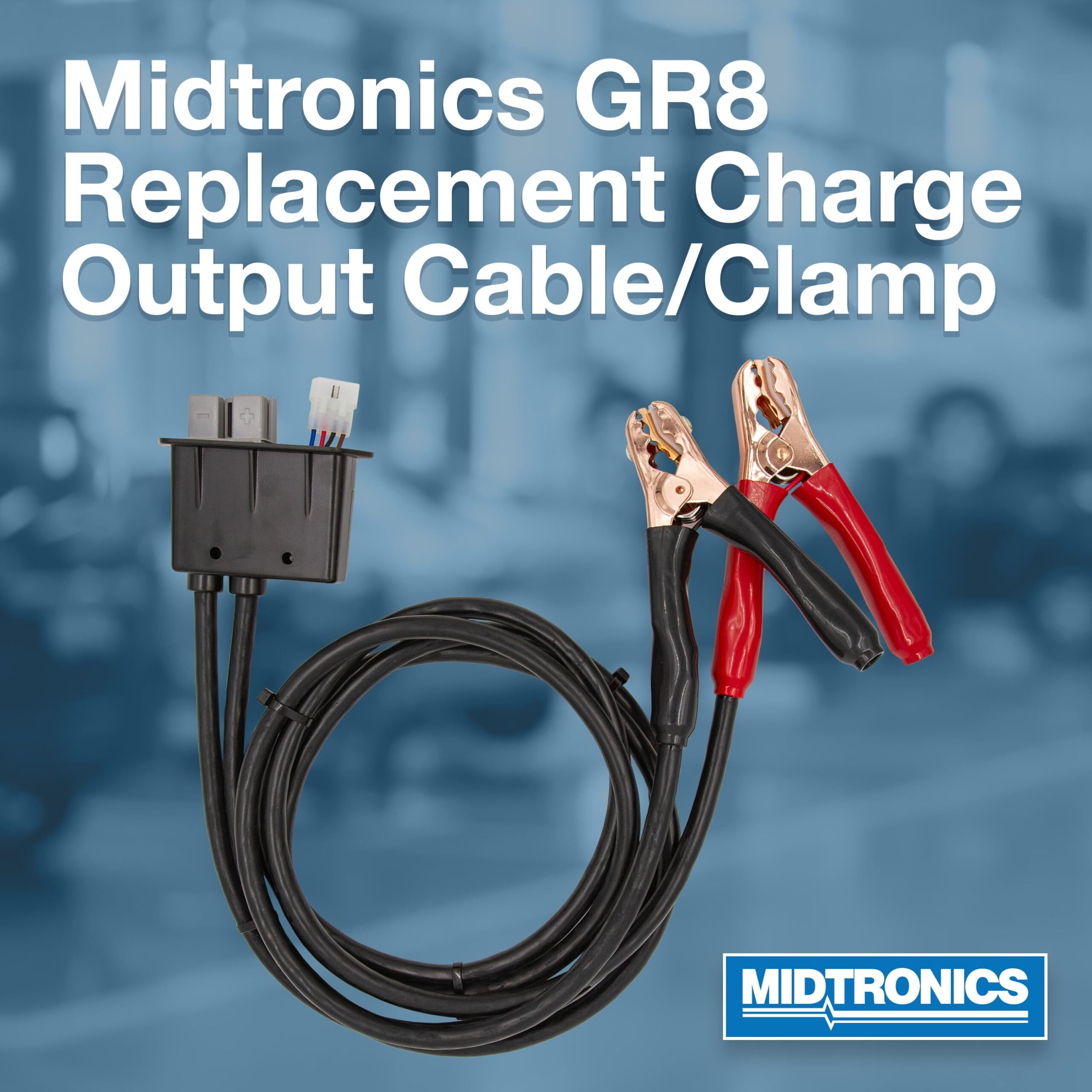 Midtronics Gr8 Replacement Charge Output Cable/Clamp - A129
