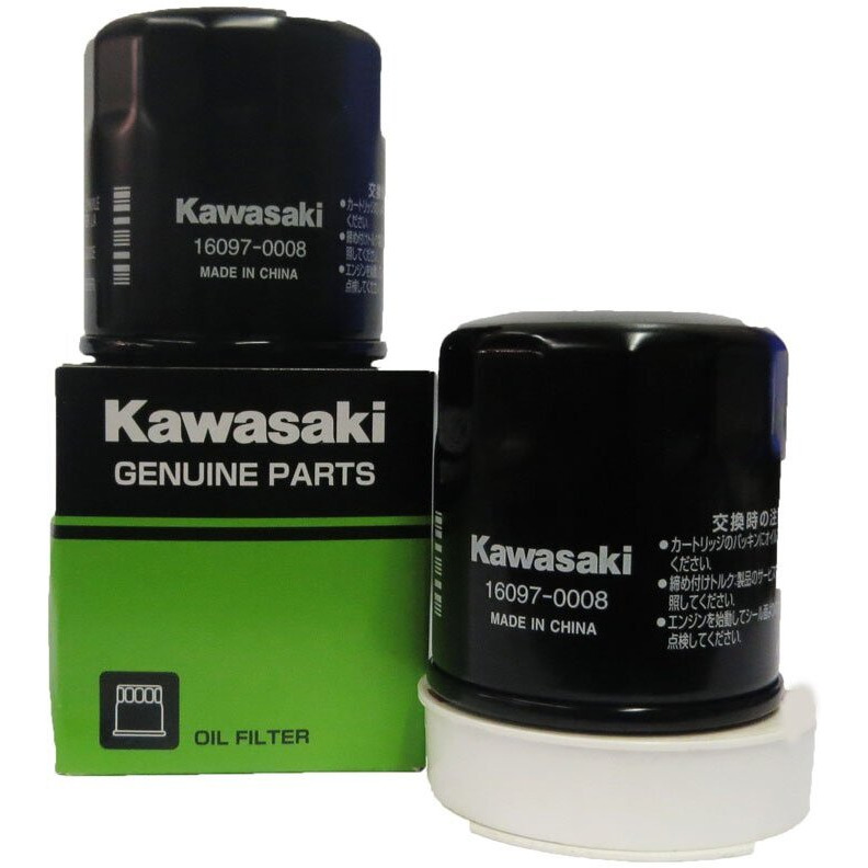 Genuine Kawasaki Oil Filter Part Number 16097-0008  2 Pack