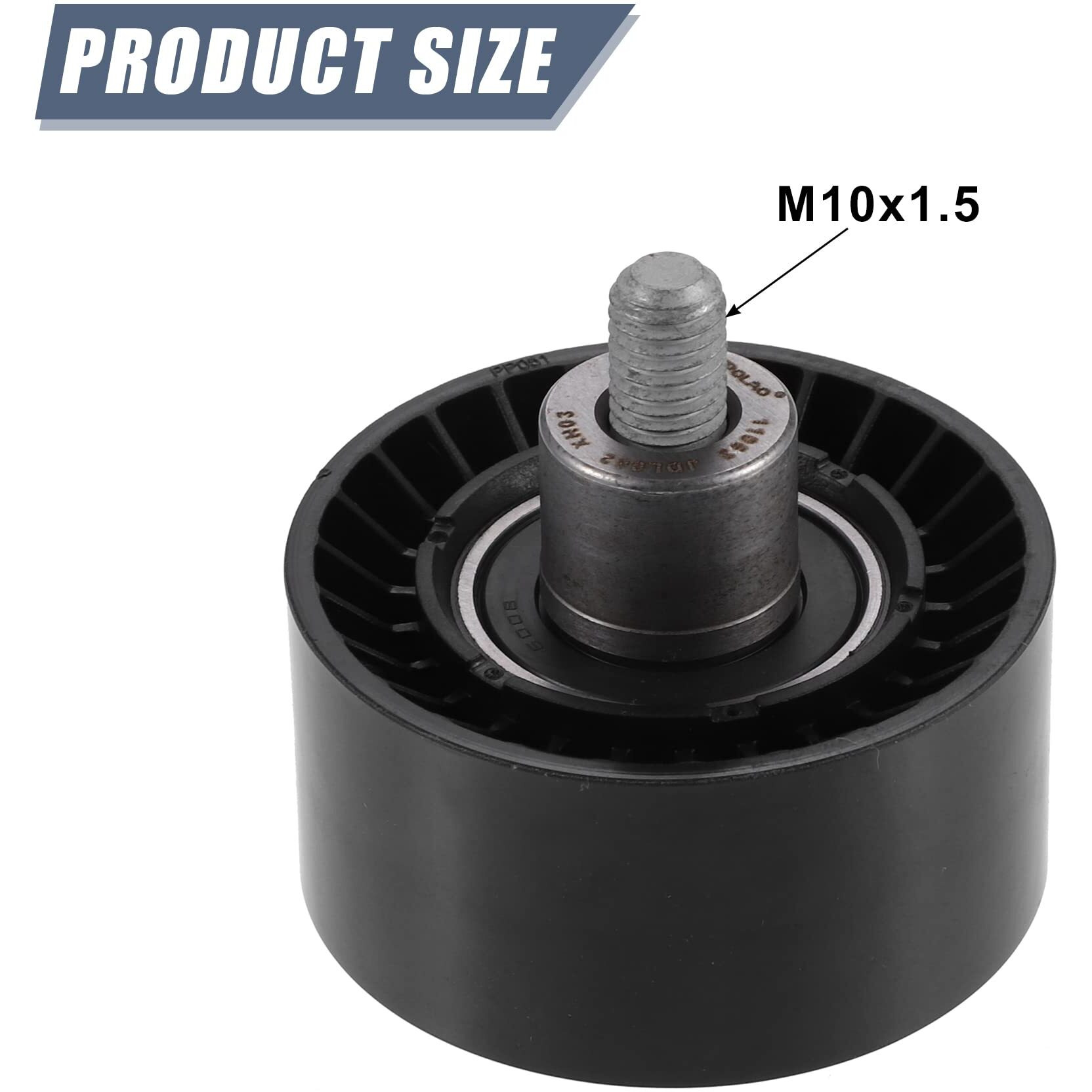 X Autohaux 11288604267 Car Accessory Drive Belt Idler Pulley Tensioner Pulley Guide Pulley For Bmw 335I 2012-2015 For Bmw 335I Gt Xdrive 2014-2016