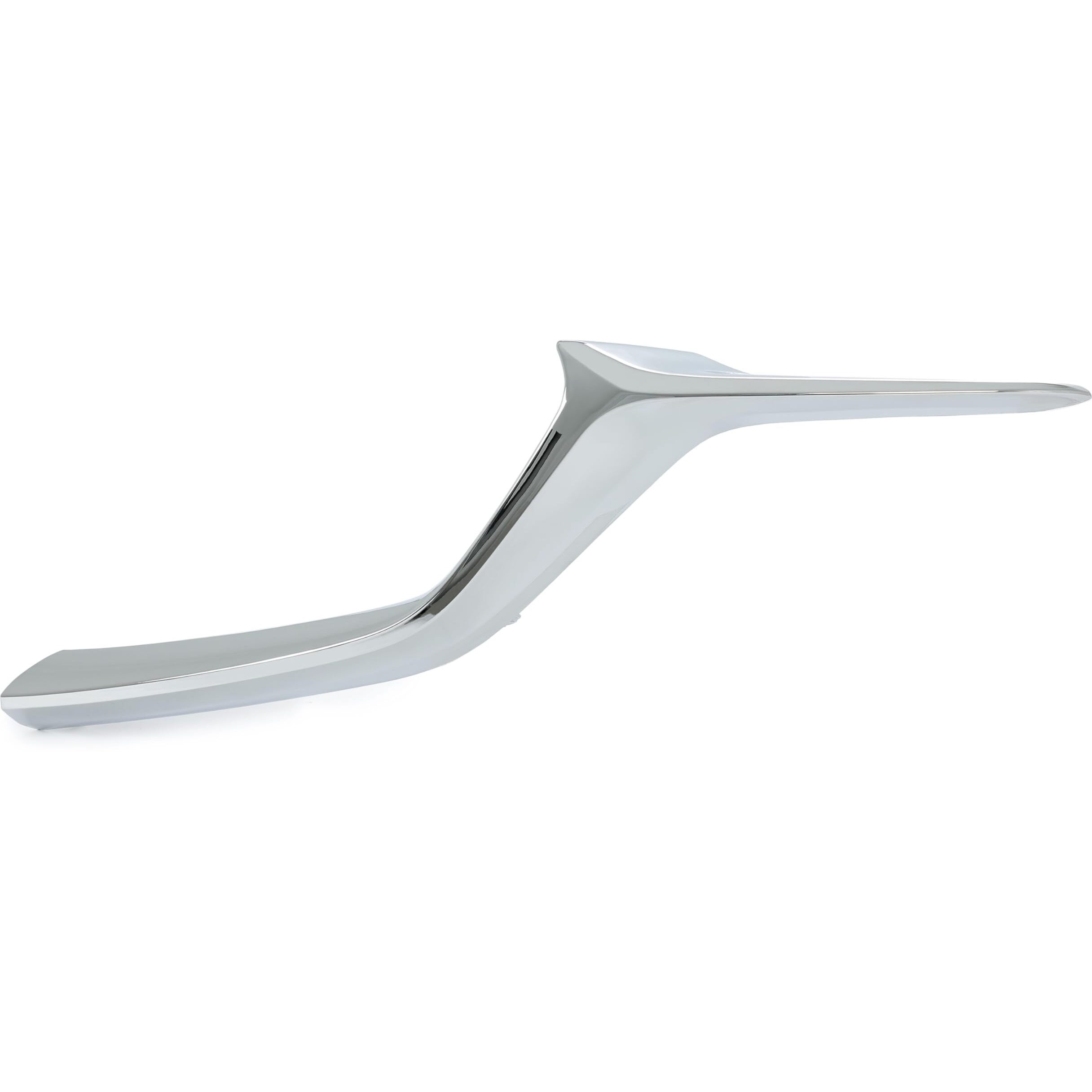 Hecasa Grille Grill Molding Compatible With 2017-2021 Mazda Cx-5 Cx5 Left Side Front Grill Molding Assembly Replacemant For Kb8A-50-7K1B Ma1214107 Chrome Abs Plastic Silvery