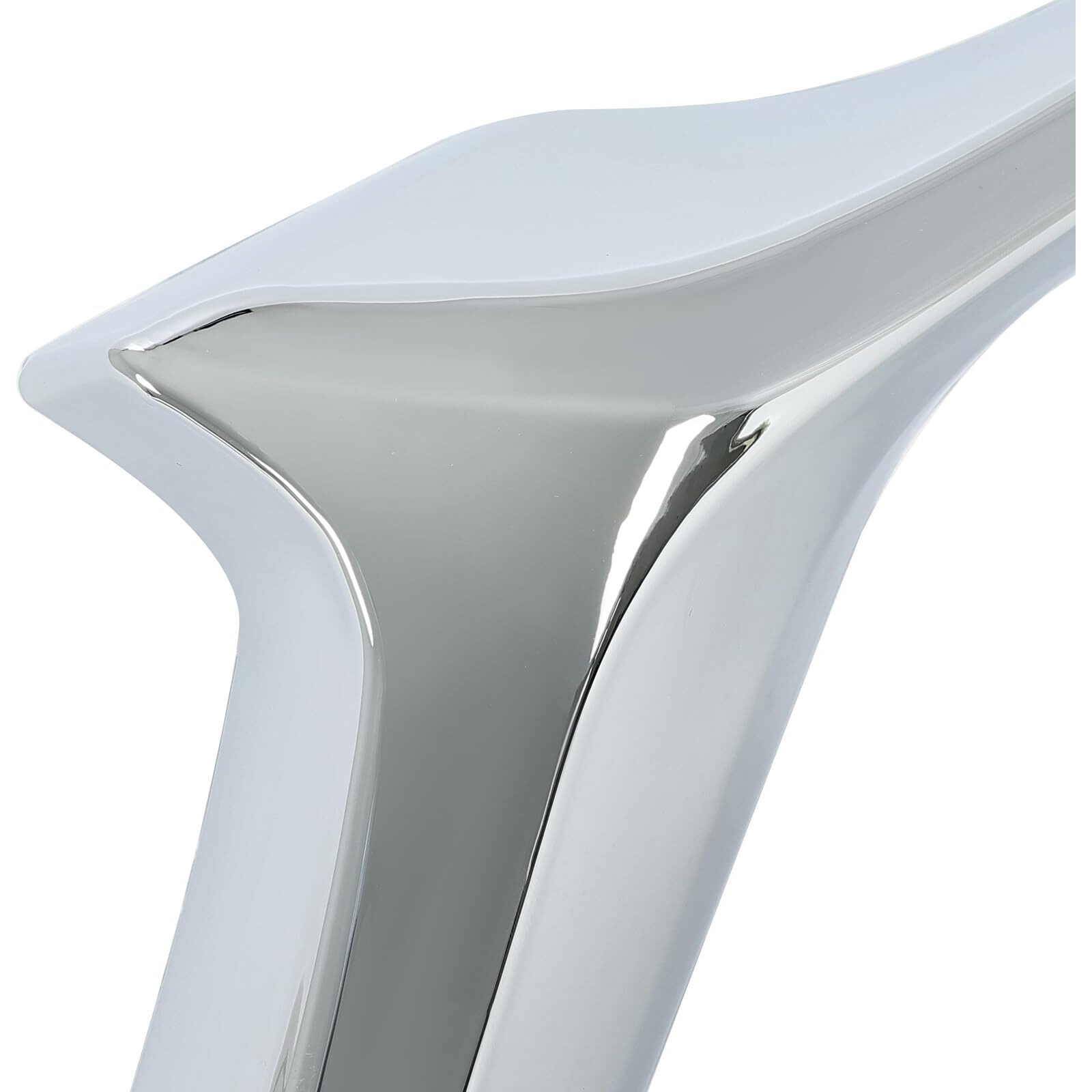 Hecasa Grille Grill Molding Compatible With 2017-2021 Mazda Cx-5 Cx5 Left Side Front Grill Molding Assembly Replacemant For Kb8A-50-7K1B Ma1214107 Chrome Abs Plastic Silvery