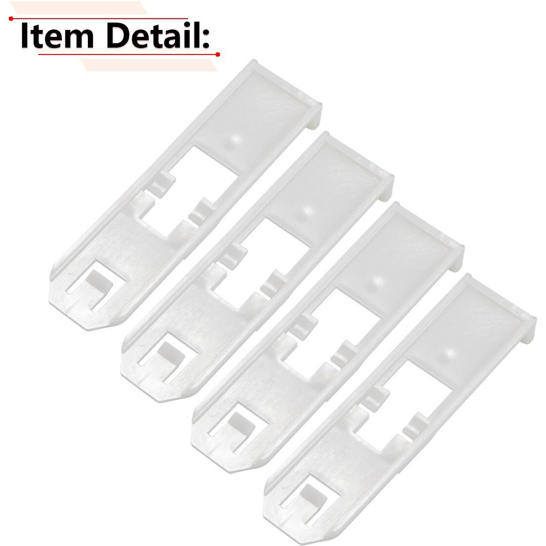 Rlb-Hilon 4Pcs Headlight Retaining Clips Compatible With Dodge Ram 1500 2009 To 2021  For Ram 2500 3500 2010 To 2018  For Ram 4500 5500 2011 To 2018 Year  For 68050777Aa