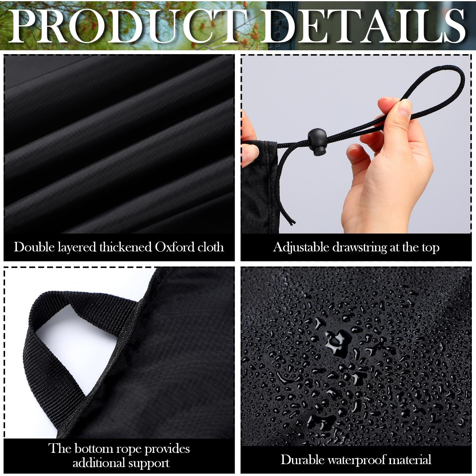 Fanfanwin 7X6 Ft Black Large Car Curtains Camper Van Rear Door Shower Curtains With Magnetic Hooks Adjustable Outdoor Shower Double Layer Changing Car Cover Truck Travelling