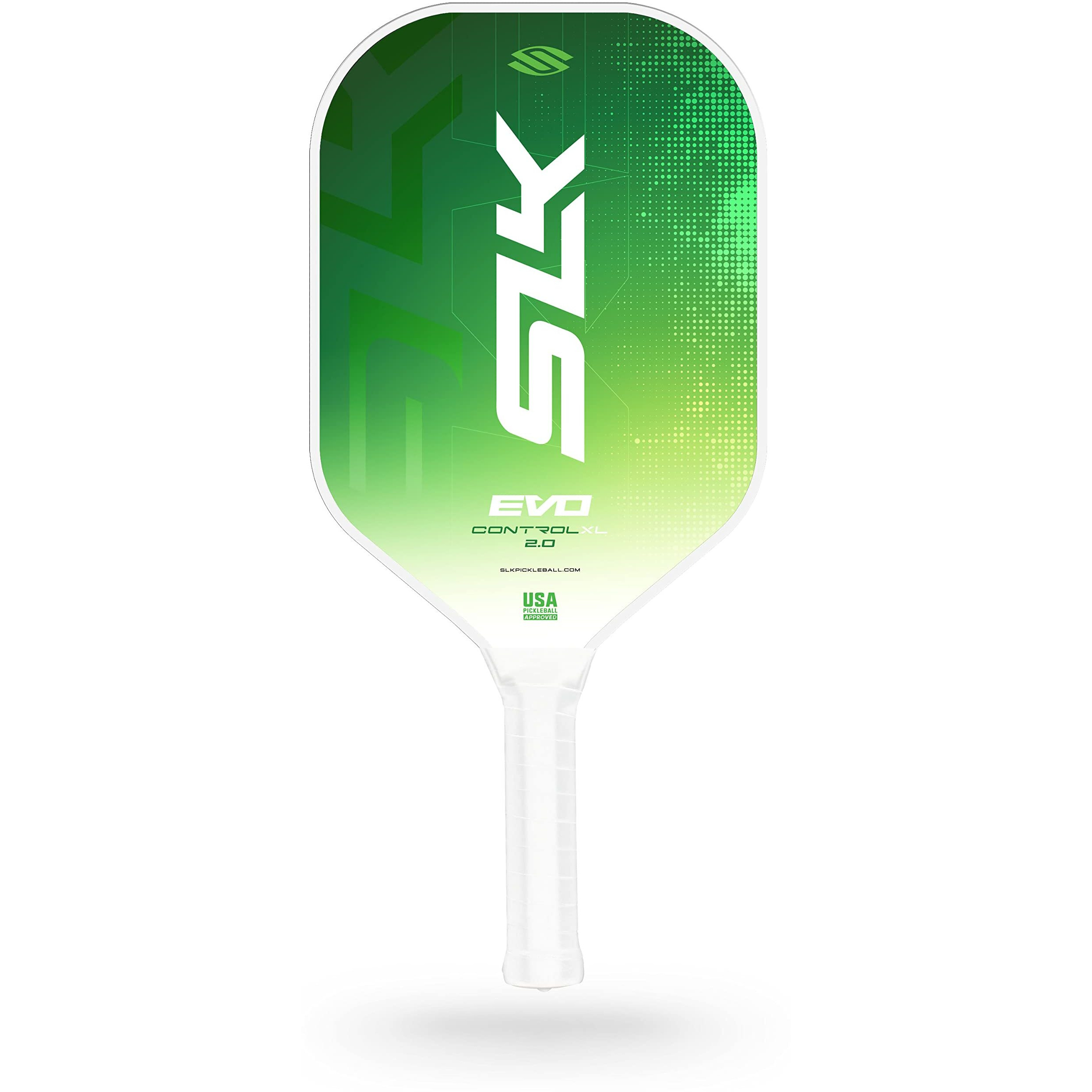 Selkirk Sport Slk Evo Control Xl Pickleball Paddle | G8 Power Carbon Fiber Pickleball Paddle Face With Spinflex Surface And Rev-Control Polymer Core | Control Green Xl