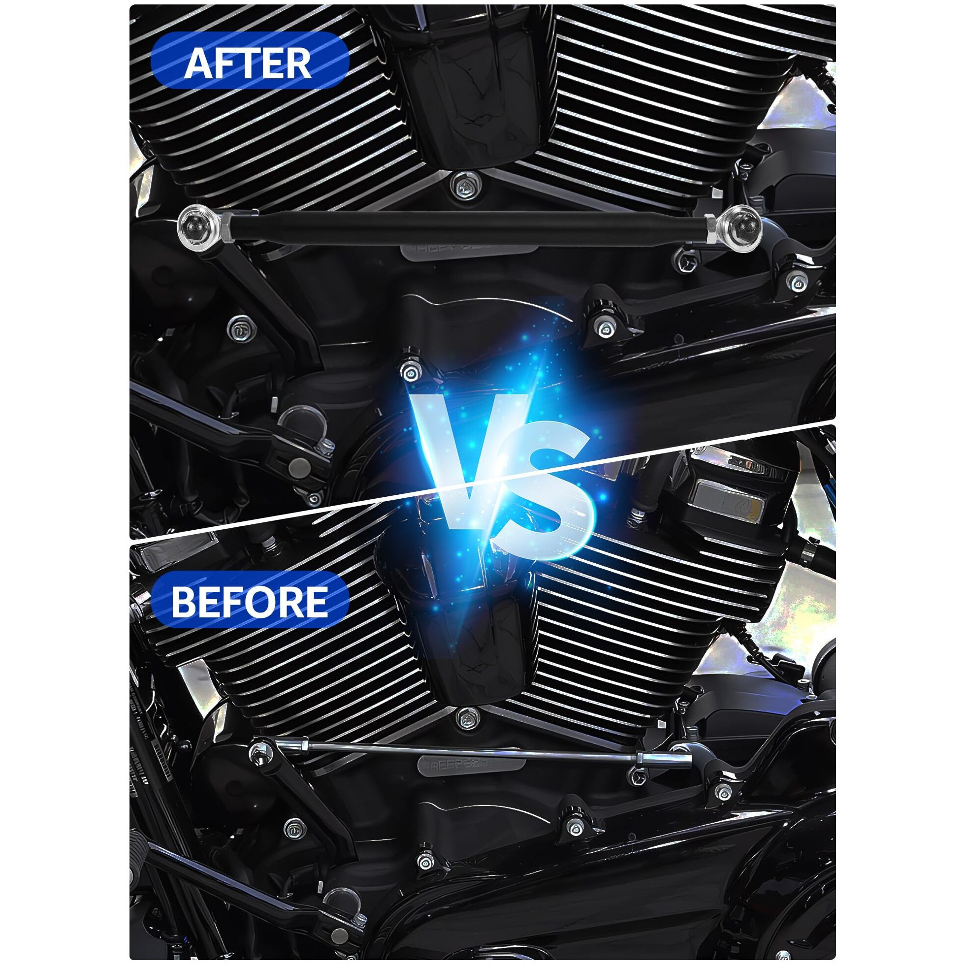 Ailmoto Motorcycle Shift Linkage  Shifter Linkage Compatible For Harley Davidson Touring Street Glide  Road King  Electra Glide  Road Glide  Tri Glide  Softail 1986-2024