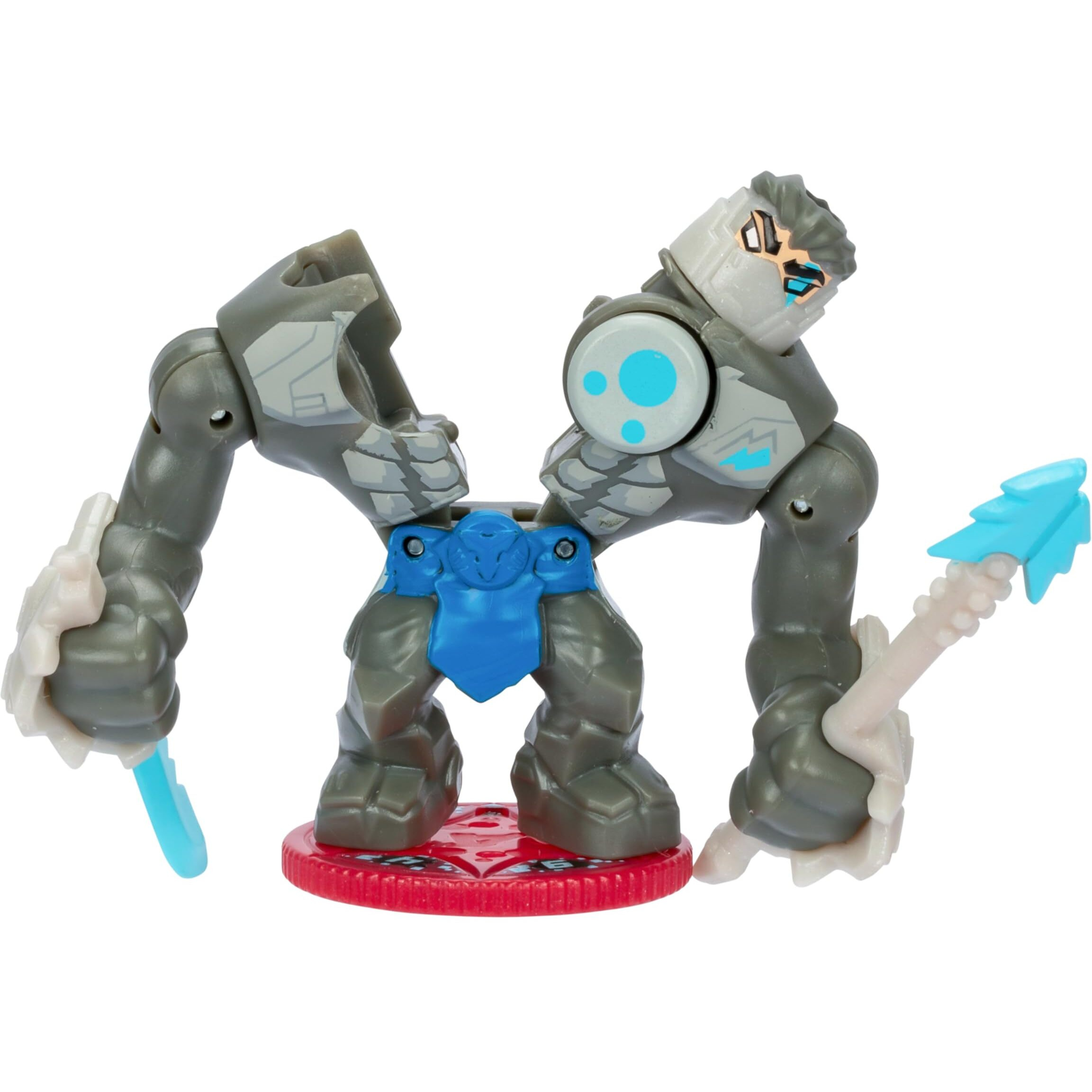Legends Of Akedo Ninja Bosses  Cyber Blade  3"" Tall Battling Action Figure With 360 Blade Defense And Attack Spin Action  Double Defense Armor That Pops Off When Struck  4 Ninja Bosses To Collect