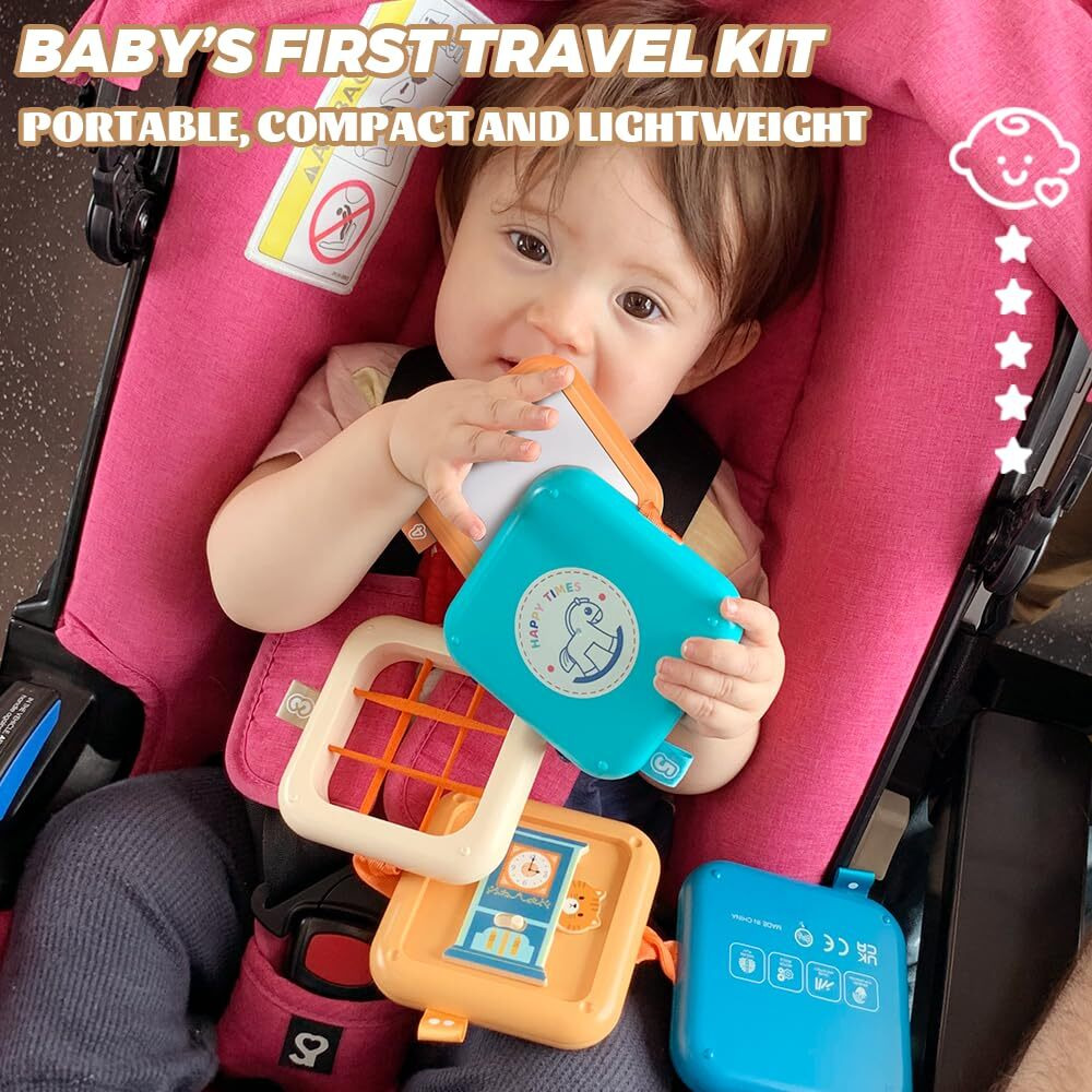 Weirtoya Baby Busy Board For 1 Year Old  Montessori Toys For 1 Year Old Toddler Toys Travel Activities Busy Cube Gifts For Baby Boy Girl My First Montessori Busy Board
