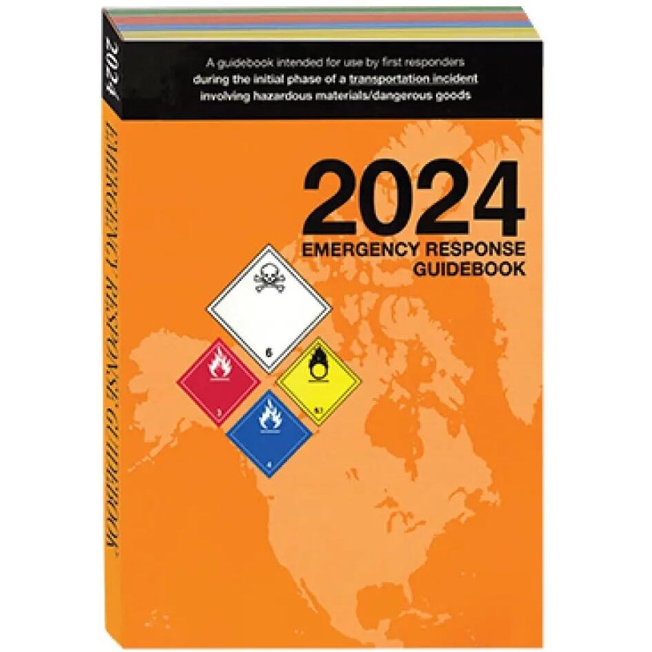 Labelmaster 2024 Emergency Response Guidebook (Erg) Standard Bound  Full Size  Guide To Help When Responding To Transportation Emergencies Involving Hazardous Materials