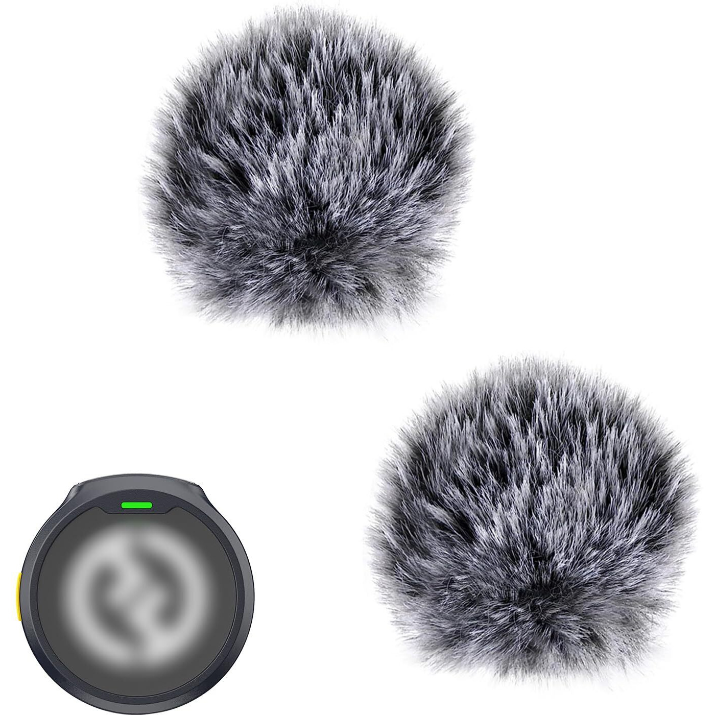 2-Pack Microphone Windscreen For Hollyland Lark M2 Mic  Furry Wind Cover