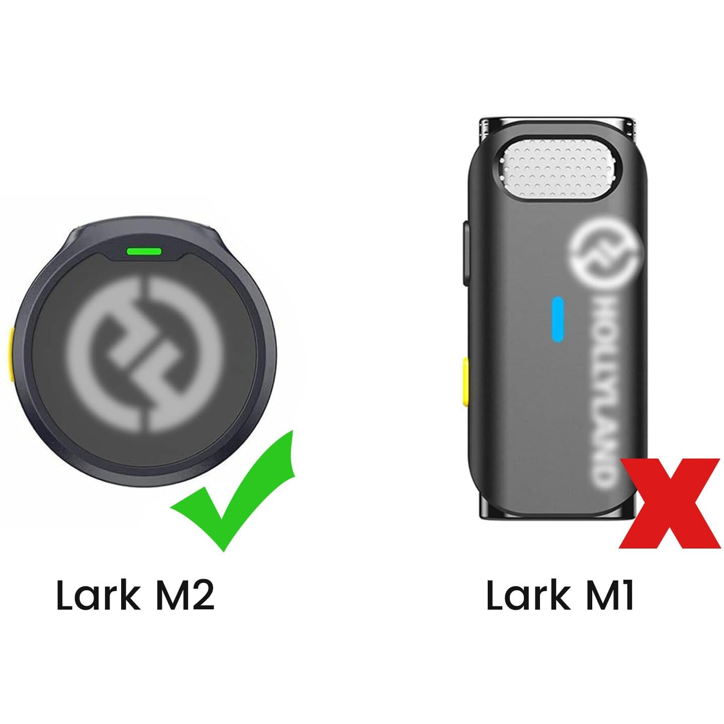 2-Pack Microphone Windscreen For Hollyland Lark M2 Mic  Furry Wind Cover