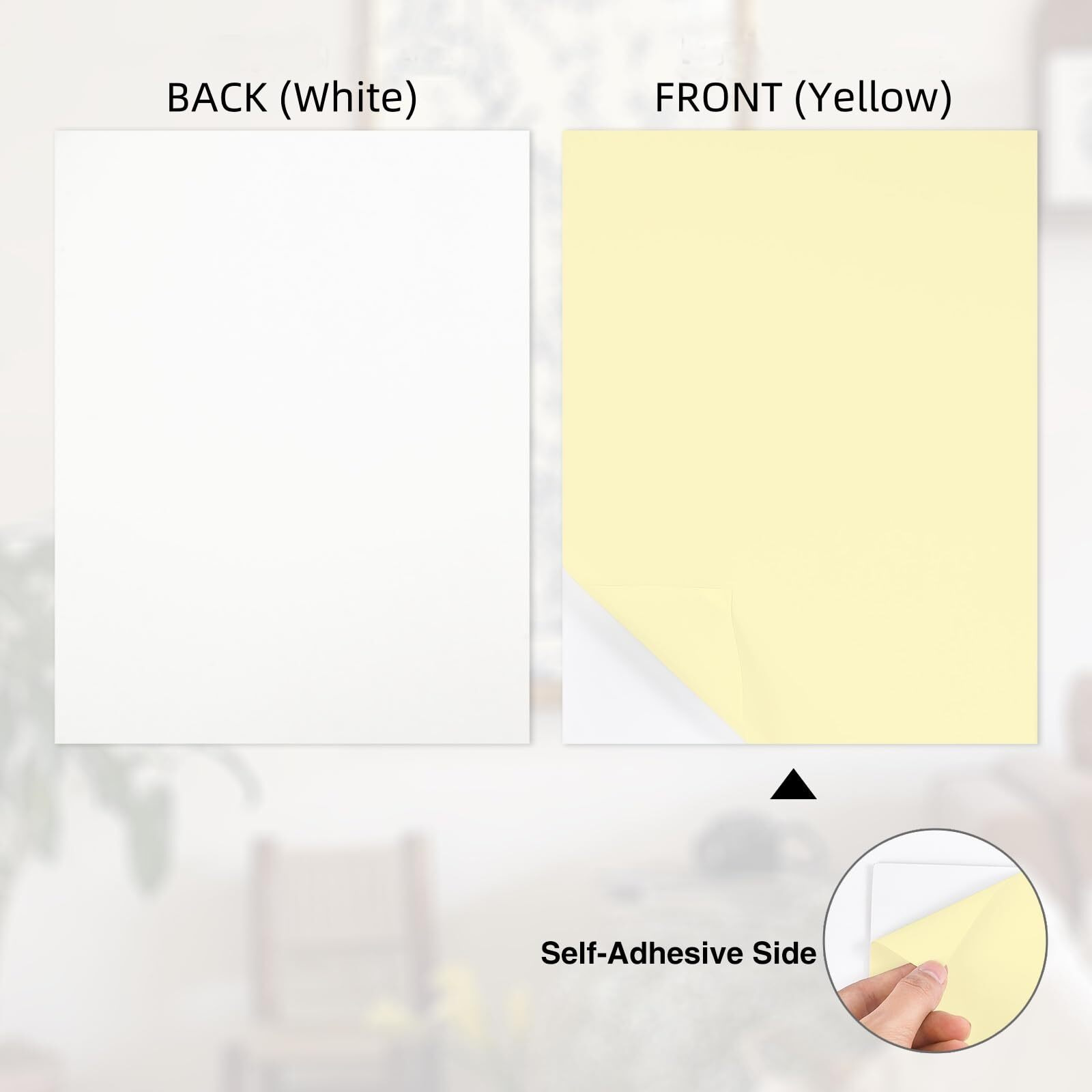 Axelip Self Stick Mounting Board 5 X 7 Inch  For Cross Stitch  Photo Frame Backing (10 Pack)