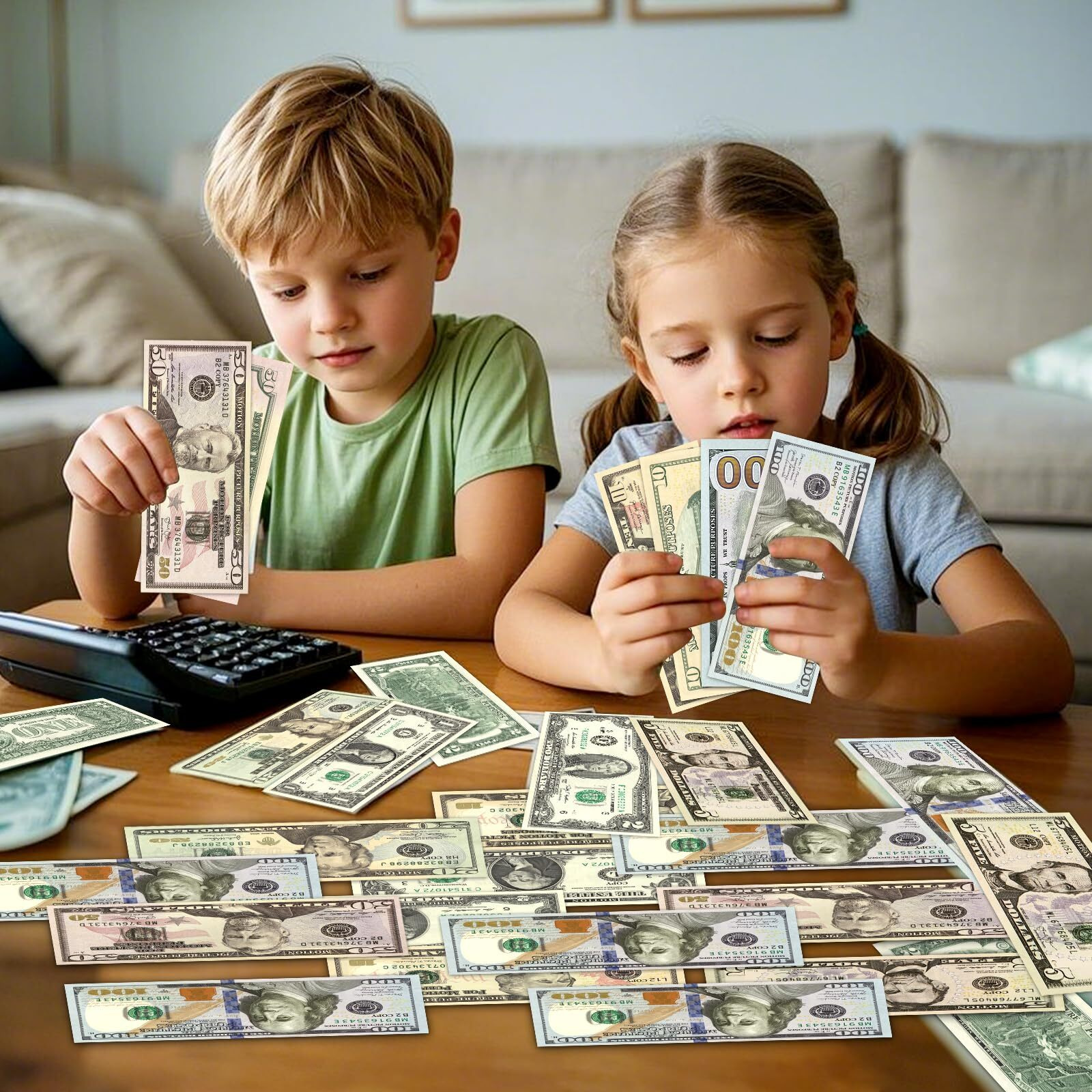 Neofield 210 Pcs Fake Money Prop Money Play Money Set For Movie Props  Photography  Educational Play  Magic Tricks.