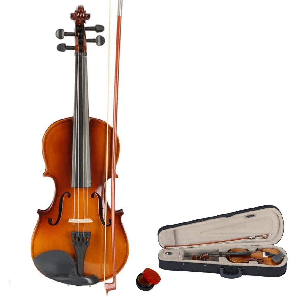 Ktaxon 3/4 Violin For Beginners  Fiddle For Students And Enthusiasts  Acoustic Violin Kit With Case  Bow  Rosin & Manual