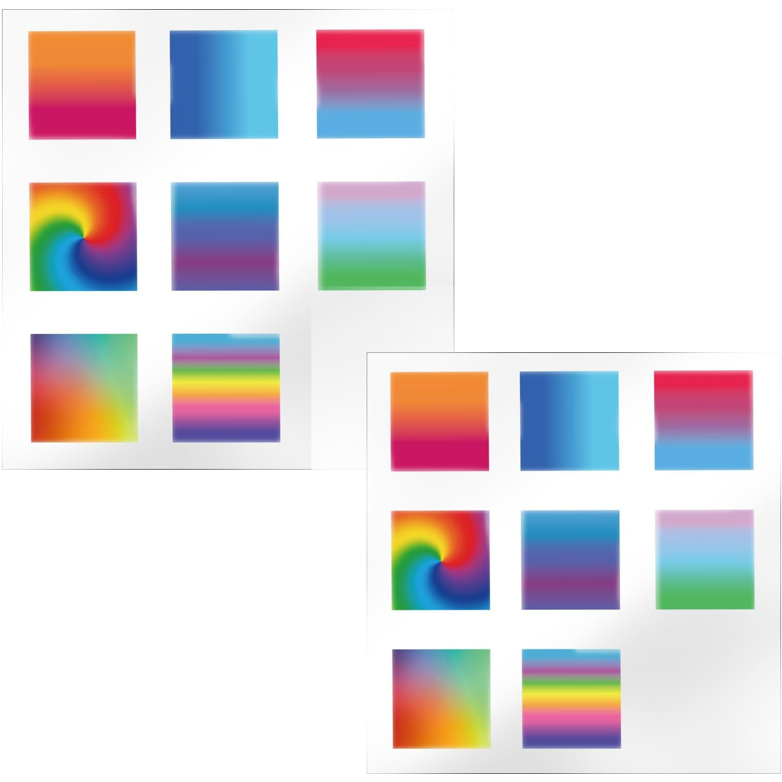 Luaatt Gradient Filter Screen Sheet Compatible For Casio Ae-1200 8 Types Of High Transparency Colorful Filters 16 Pack Watch Screen Modification Decal