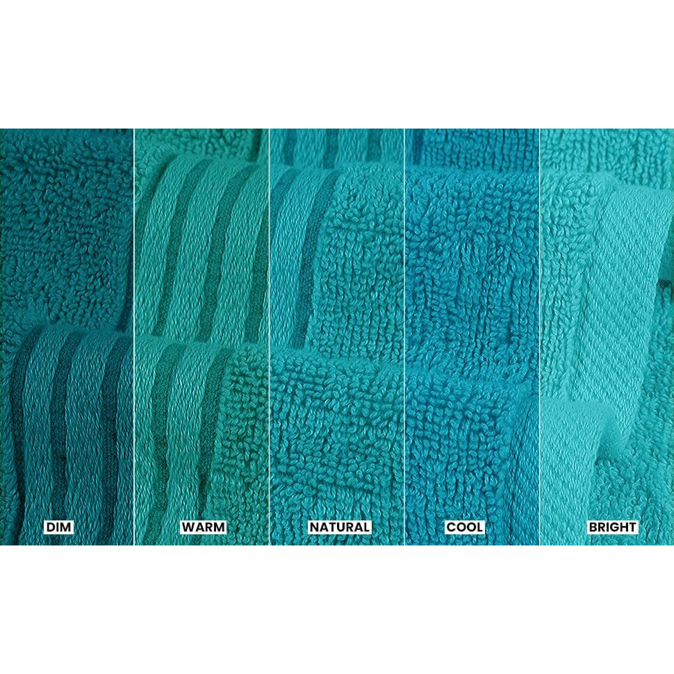 Utopia Towels 6 Piece Premium Hand Towels Set  (16 X 28 Inches) 100% Ring Spun Cotton  Lightweight And Highly Absorbent Towels For Bathroom  Travel  Camp  Hotel  And Spa (Turquoise)