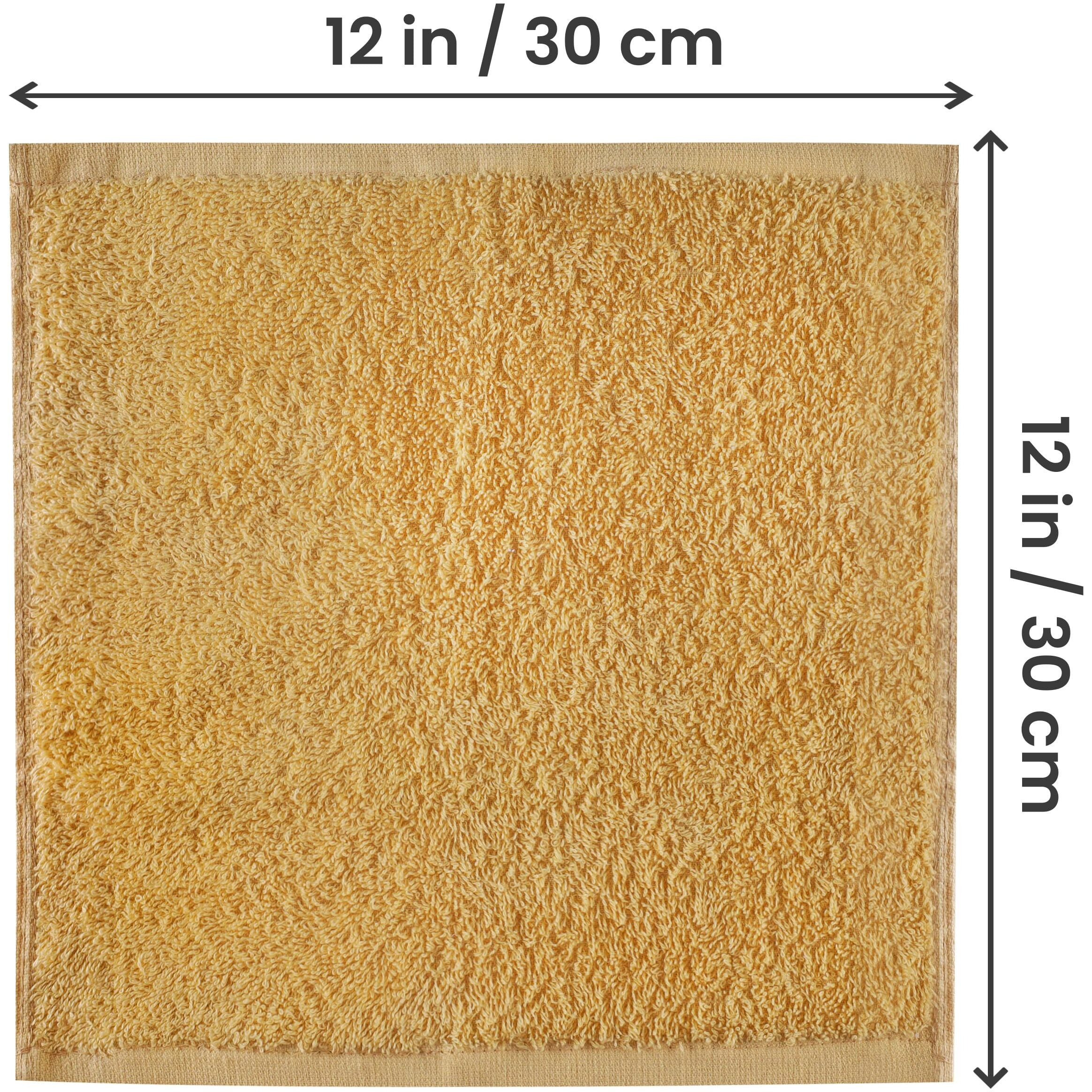 Utopia Towels 24 Pack Cotton Washcloths Set  100% Ring Spun Cotton  Premium Quality Flannel Face Cloths  Highly Absorbent And Soft Feel Fingertip Towels  Black  White