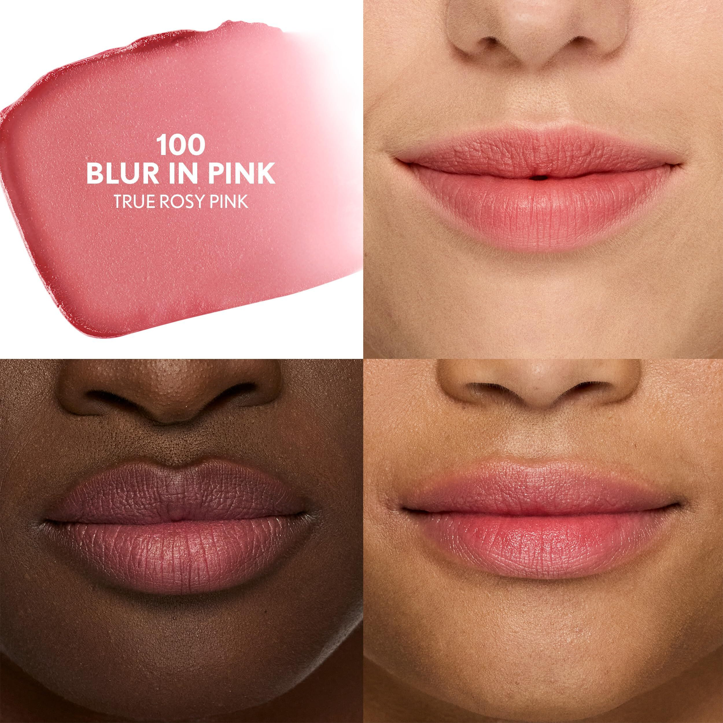 Covergirl Clean Fresh Yummy Blur Lipstick  Blurring Effect  Matte Lip Color  Sweet Pomegranate Flavored  Vegan Formula - 100 Blur In Pink (True Rosy Pink)