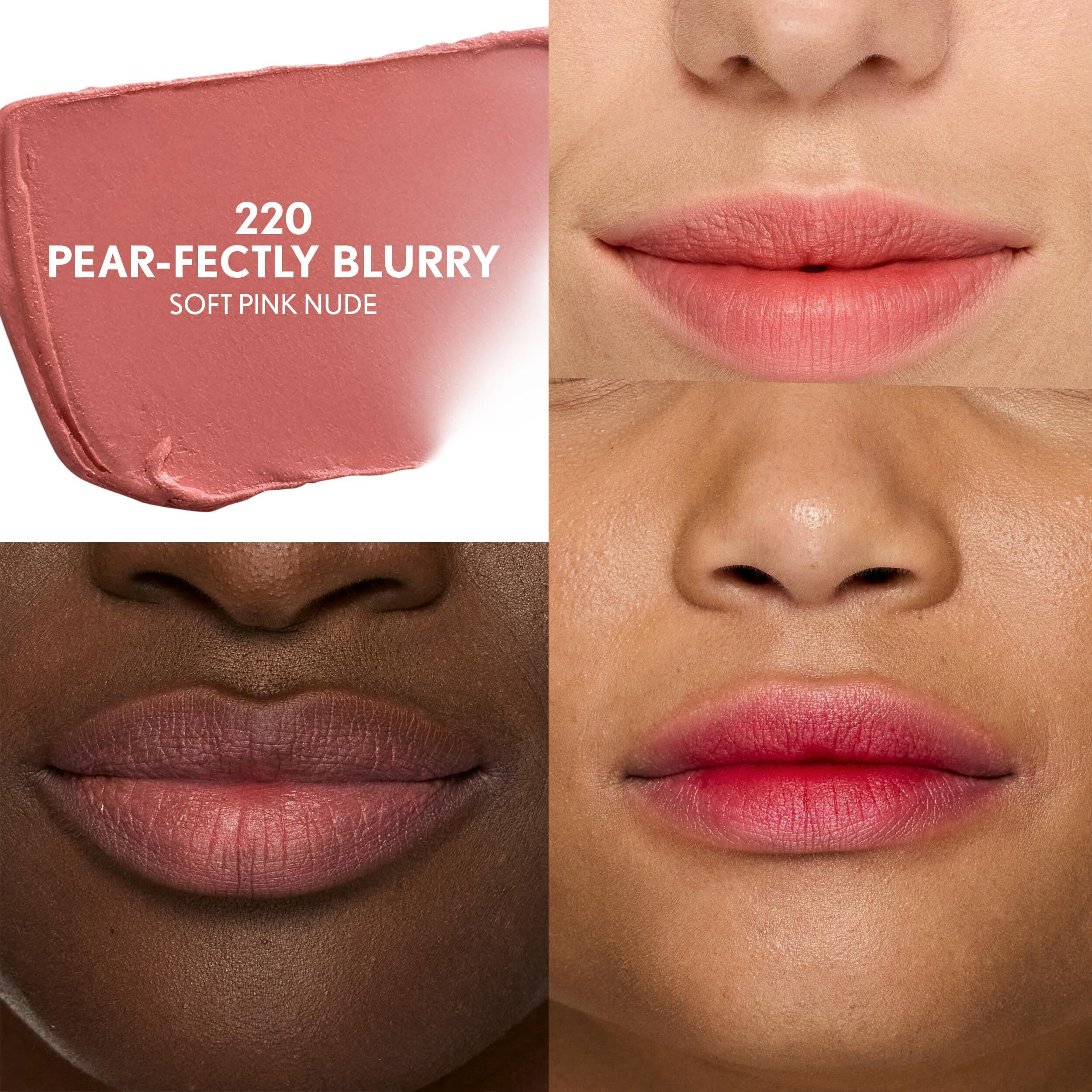Covergirl Clean Fresh Yummy Blur Lipstick  Blurring Effect  Matte Lip Color  Fresh Pear Flavored  Vegan Formula - 220 Pear-Fectly (Soft Pink Nude)