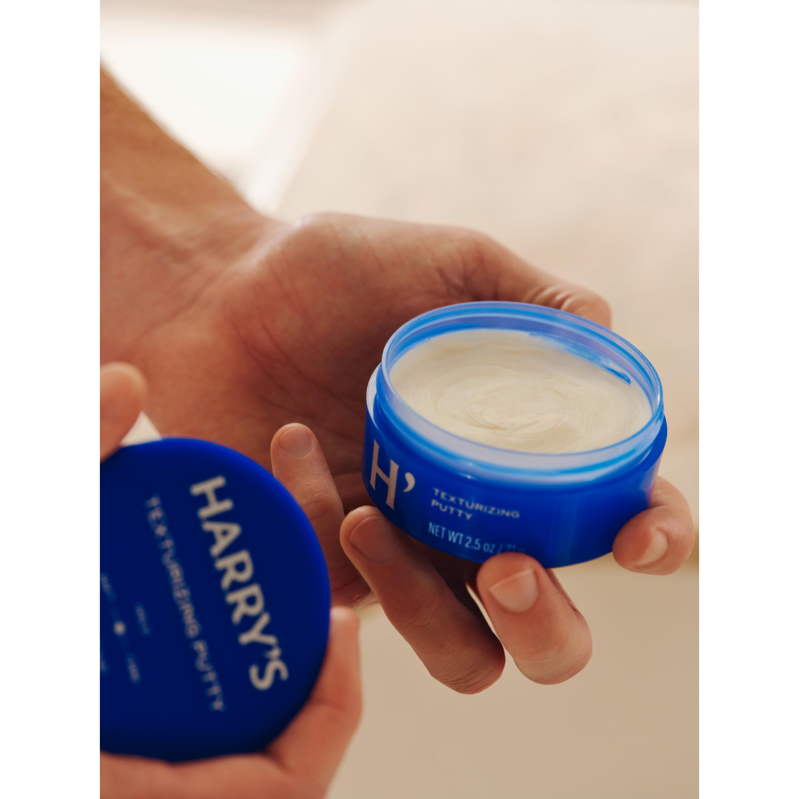 Harry's Texturizing Hair Putty For Men With Malleable Hold With Matte Finish - (1 Pack) 2.5 Oz - No Parabens Or Sulfates - Packaging May Vary