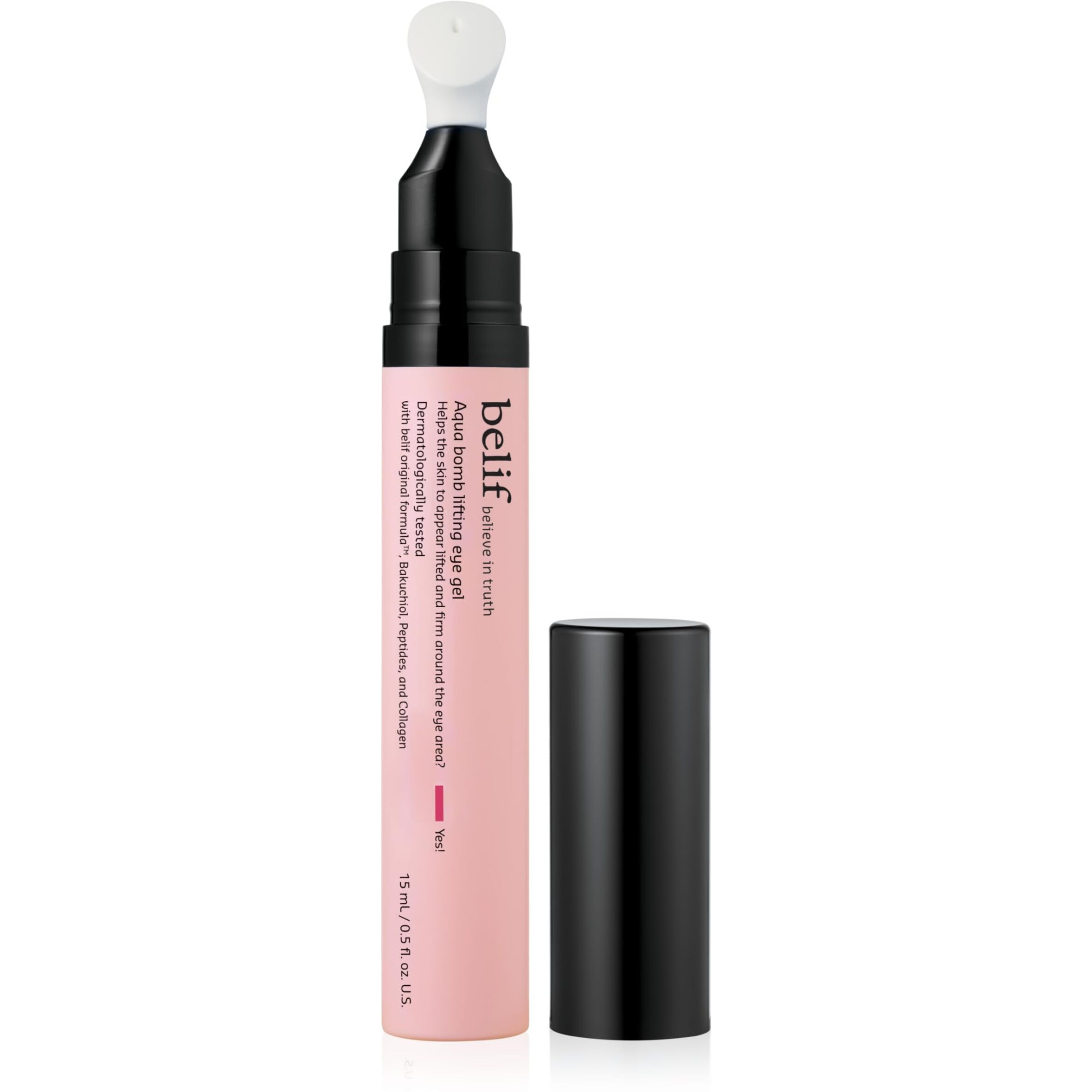 Belif Aqua Bomb Lifting Eye Gel | Retinol + Collagen + Peptide For Firming & Plumping | Hyaluronic Acid For Glowy Hydration | Niacinamide For Dark Circles | Korean Skin Care