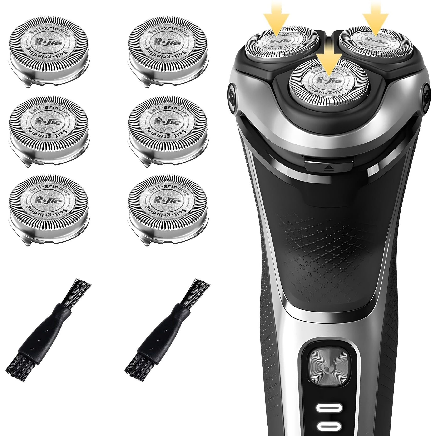 Sh30 Replacement Heads For Philips Norelco Shaver Series 3000  2000  1000 And S1560 With Durable Sharp Blade  Razor Blades For Philips Norelco Shaver 3800  3600  2400  Etc.