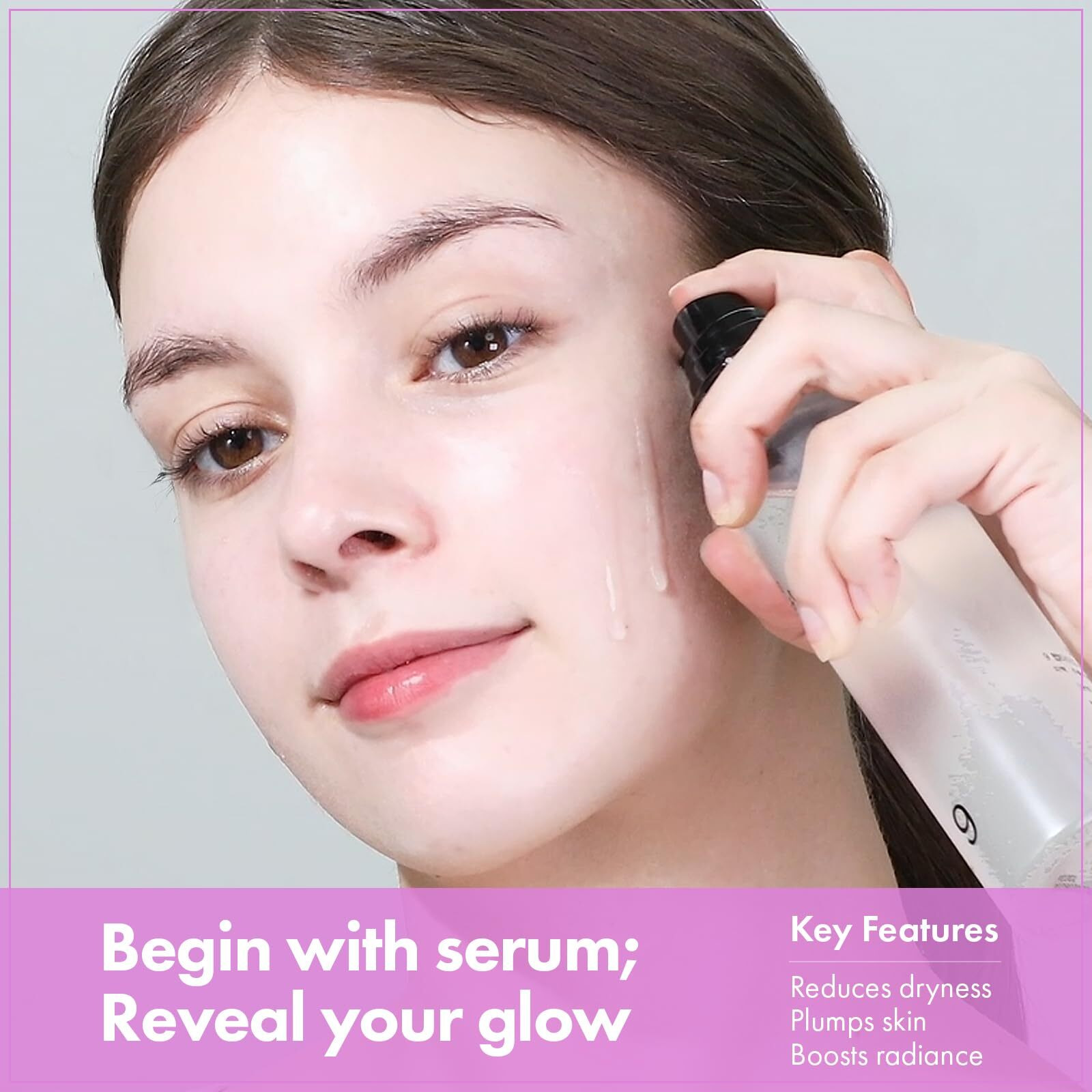 Tosowoong 9 Peptide Skin Booster Serum  Niacinamide & Hyaluronic Acid Skin Renewal Boosting Facial Essence For All Skin Types  Korean Skin Care  Paraben Free  150Ml  5.07 Fl.Oz.
